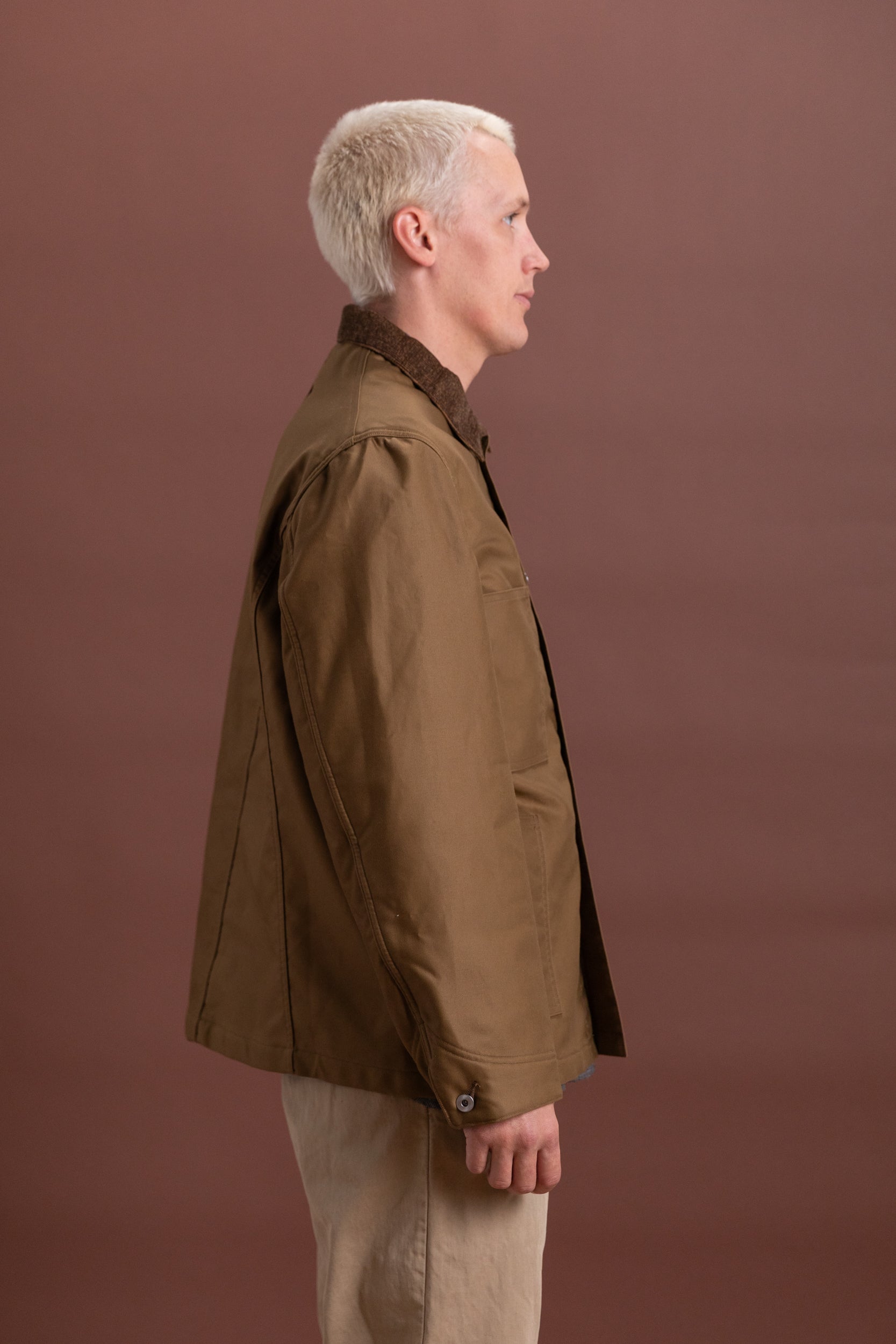 LOT 304 BLANKET LINED COVERALL COAT IN CAMEL