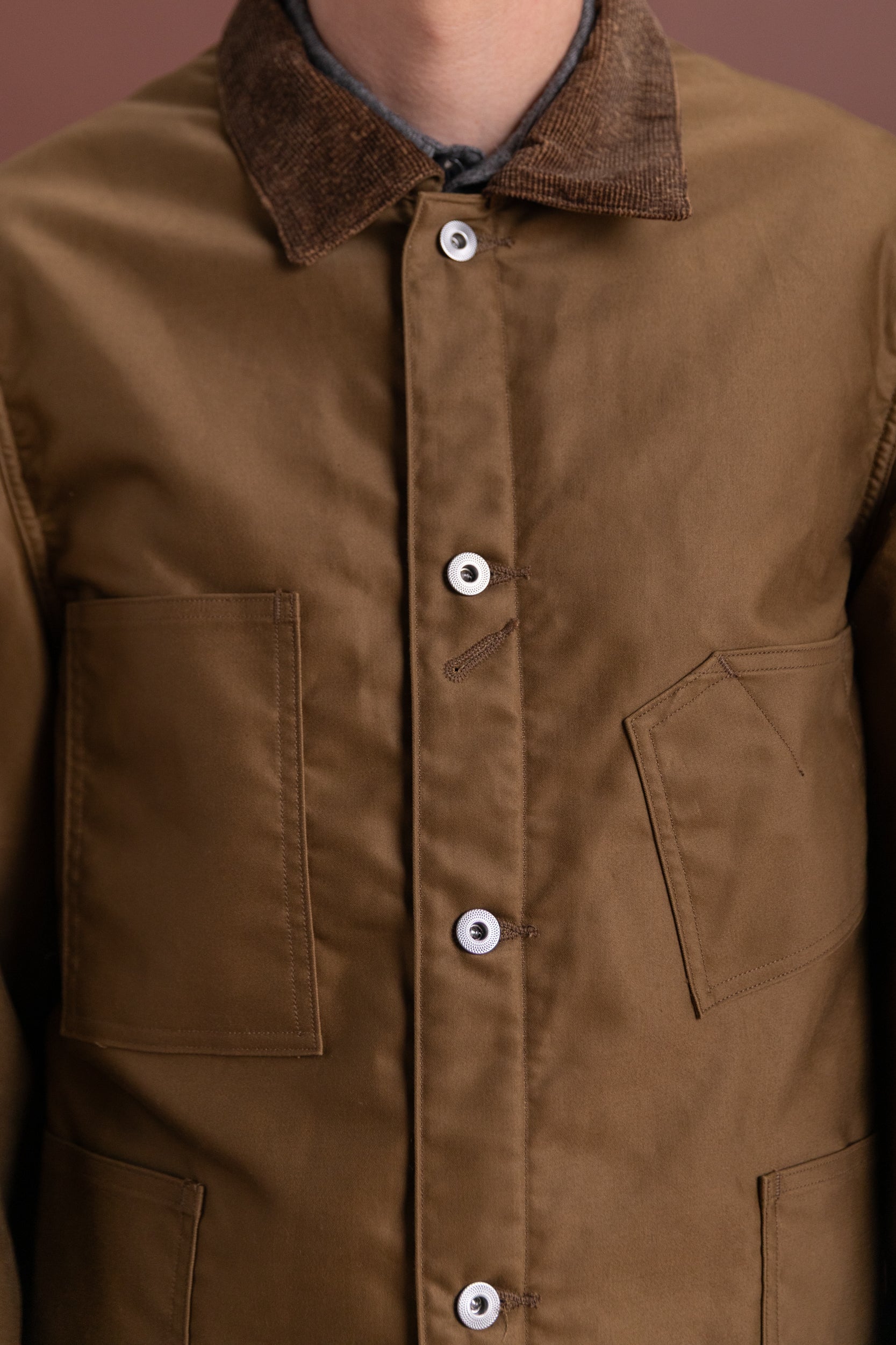 LOT 304 BLANKET LINED COVERALL COAT IN CAMEL