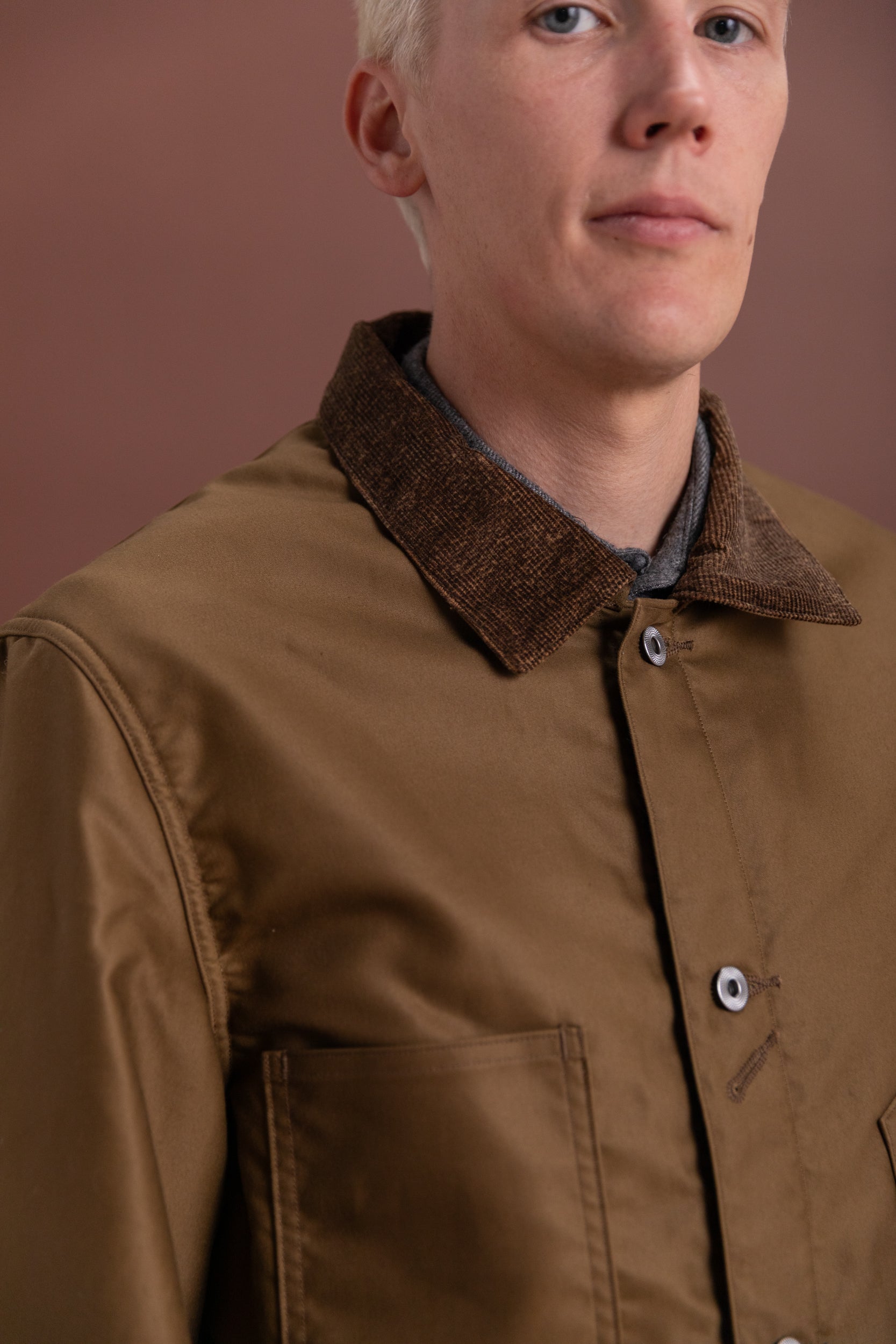 LOT 304 BLANKET LINED COVERALL COAT IN CAMEL