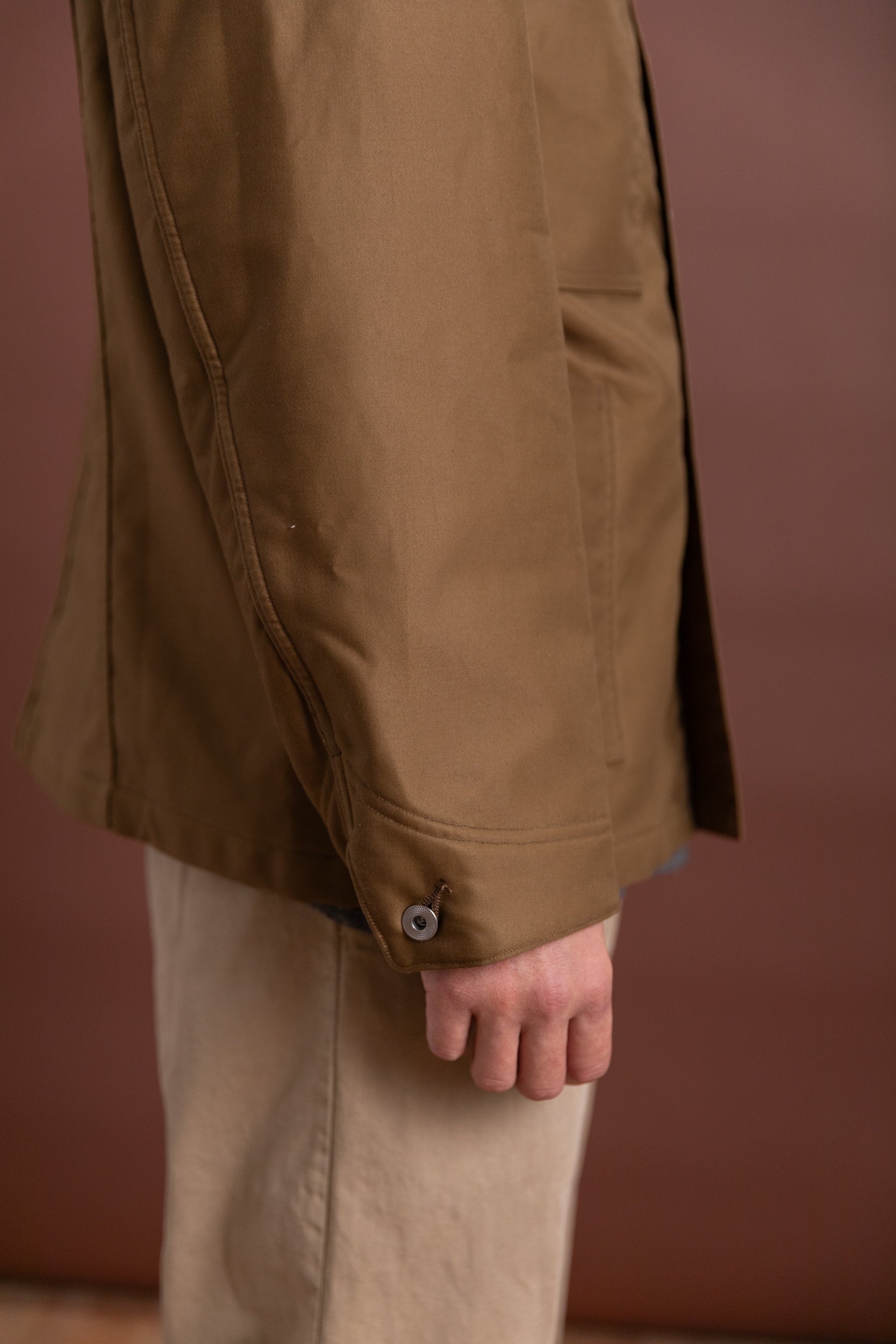 LOT 304 BLANKET LINED COVERALL COAT IN CAMEL