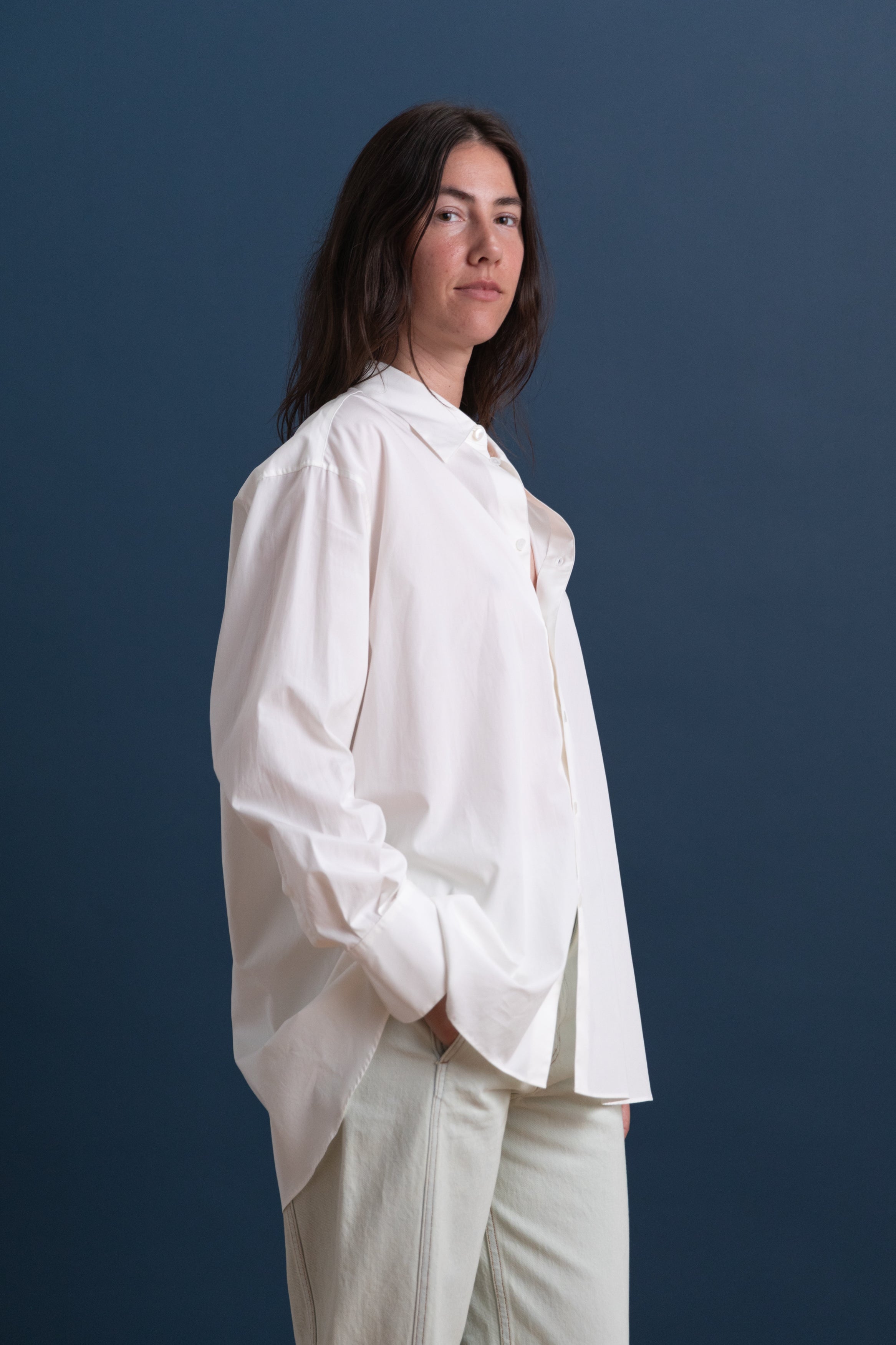 CLASSIC SHIRT IN WHITE COTTON