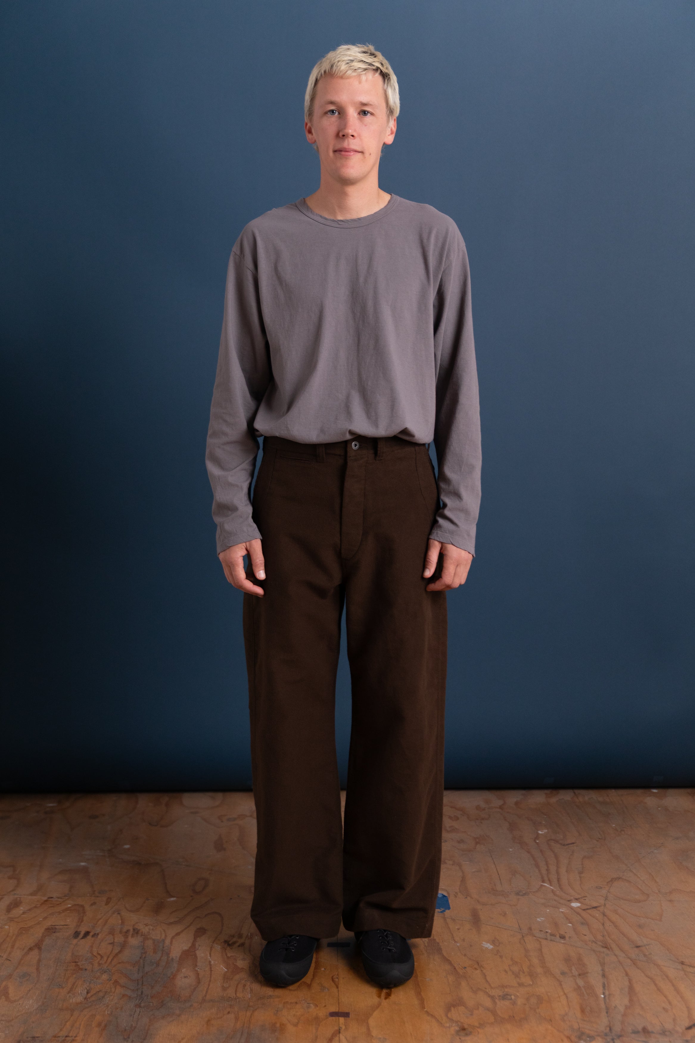 LOT 202 ENGINEER'S TROUSERS IN DARK BROWN
