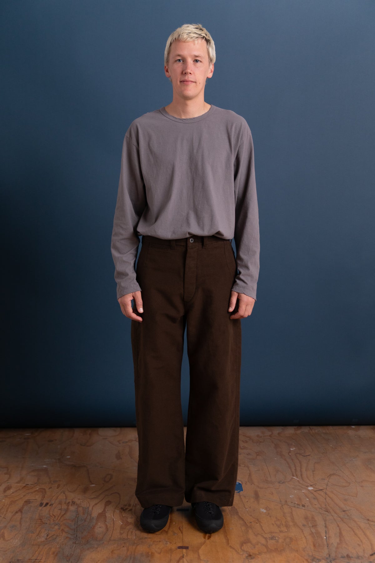 LOT 202 ENGINEER'S TROUSERS IN DARK BROWN