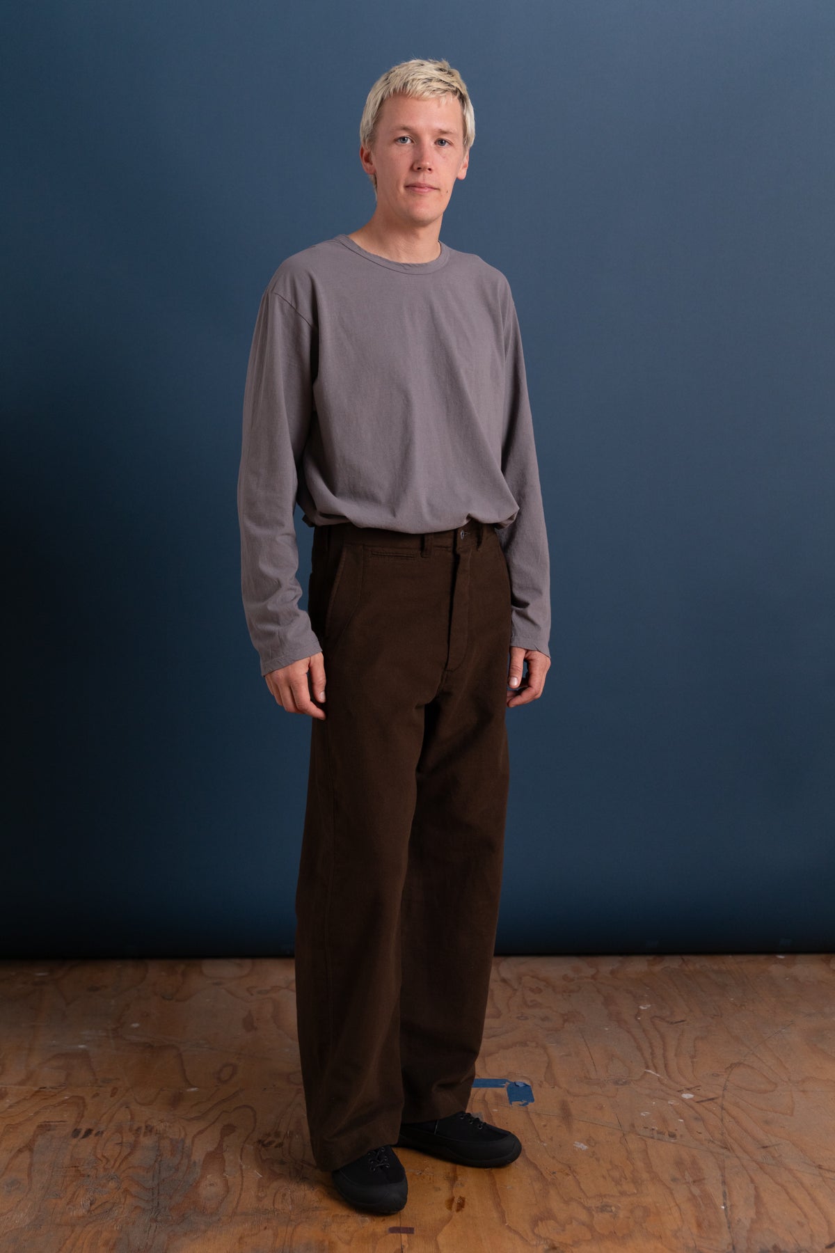 LOT 202 ENGINEER'S TROUSERS IN DARK BROWN