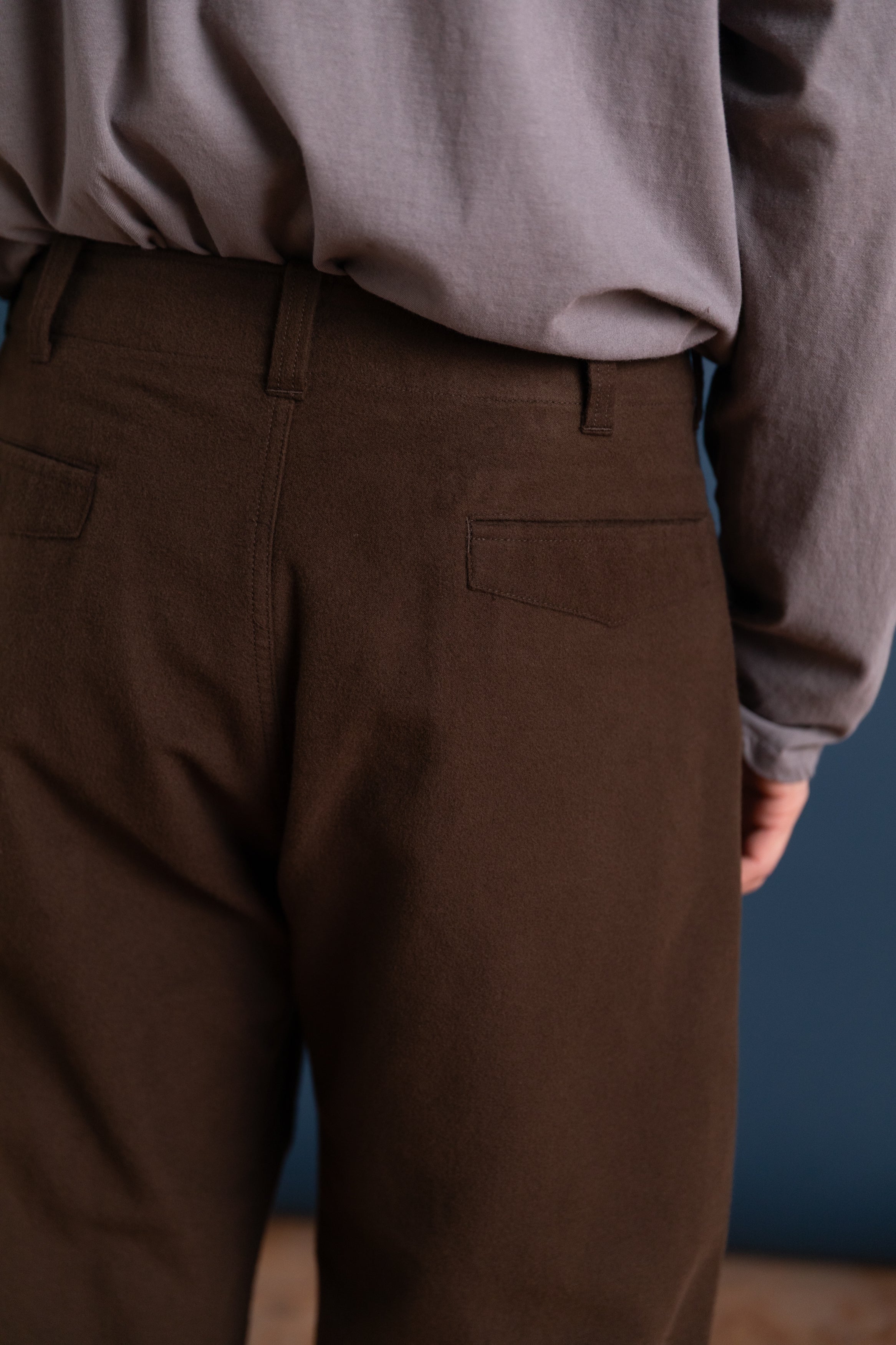 LOT 202 ENGINEER'S TROUSERS IN DARK BROWN