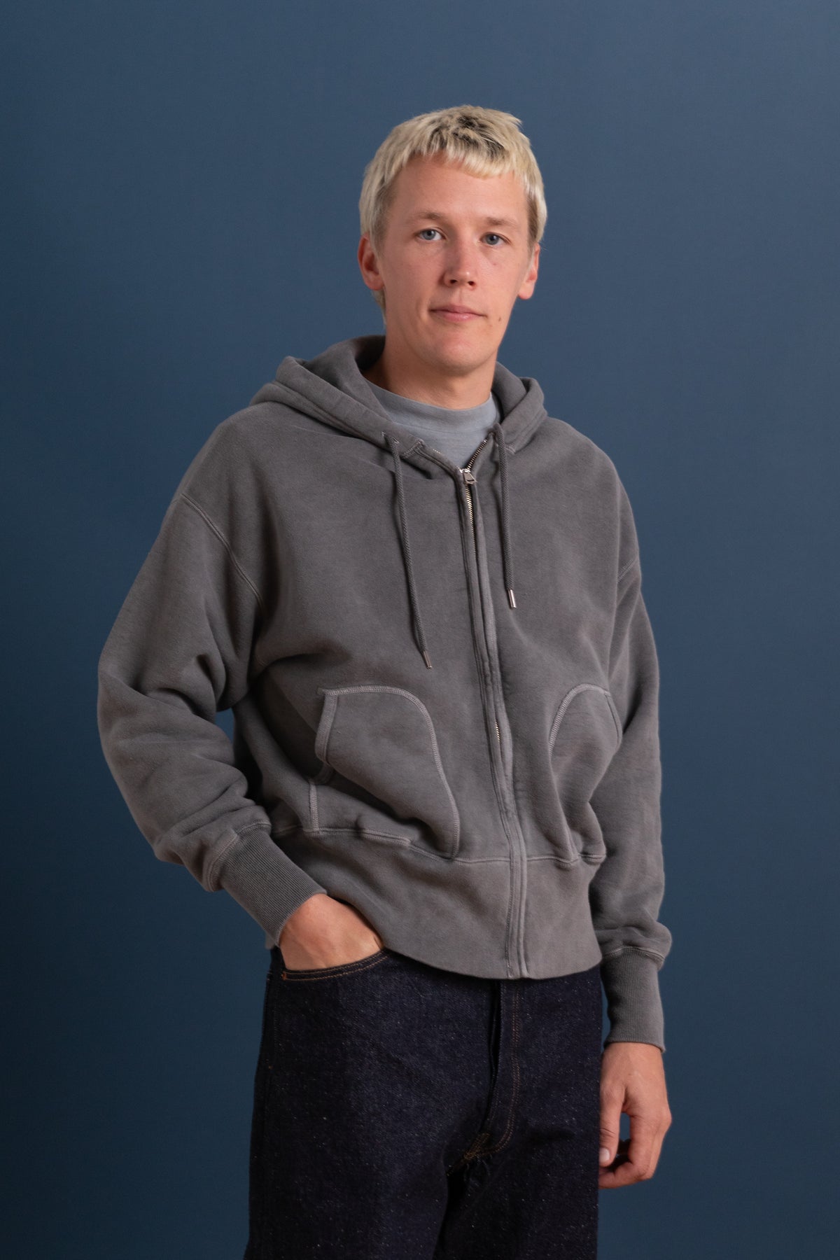 LOT 615 FULL ZIP PARKA IN GRAY