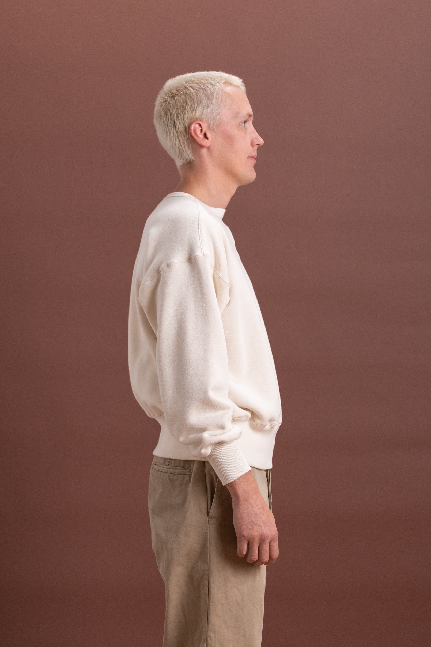 LOT 603 SWEATSHIRT IN IVORY