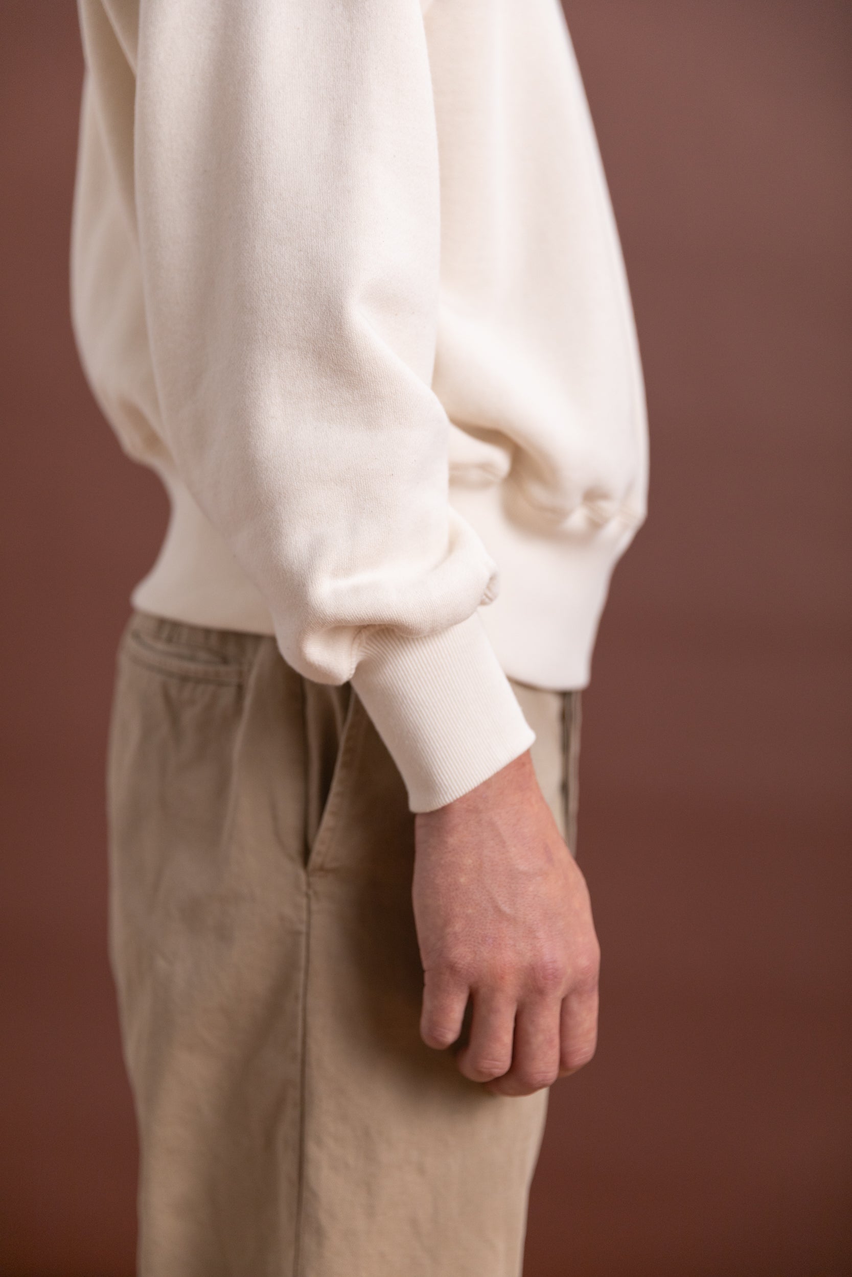 LOT 603 SWEATSHIRT IN IVORY