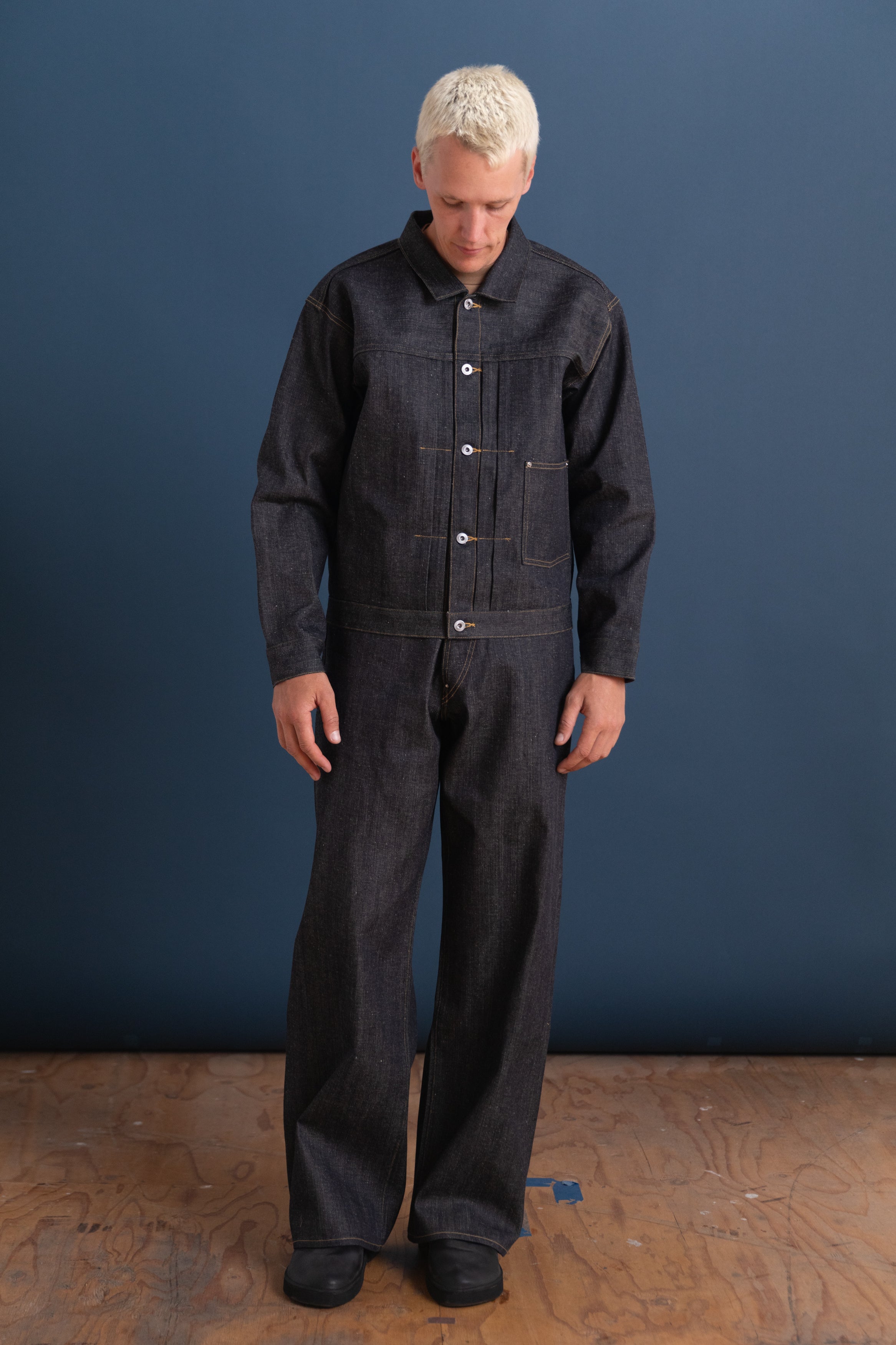 LOT 703 DENIM JACKET IN RAW INDIGO