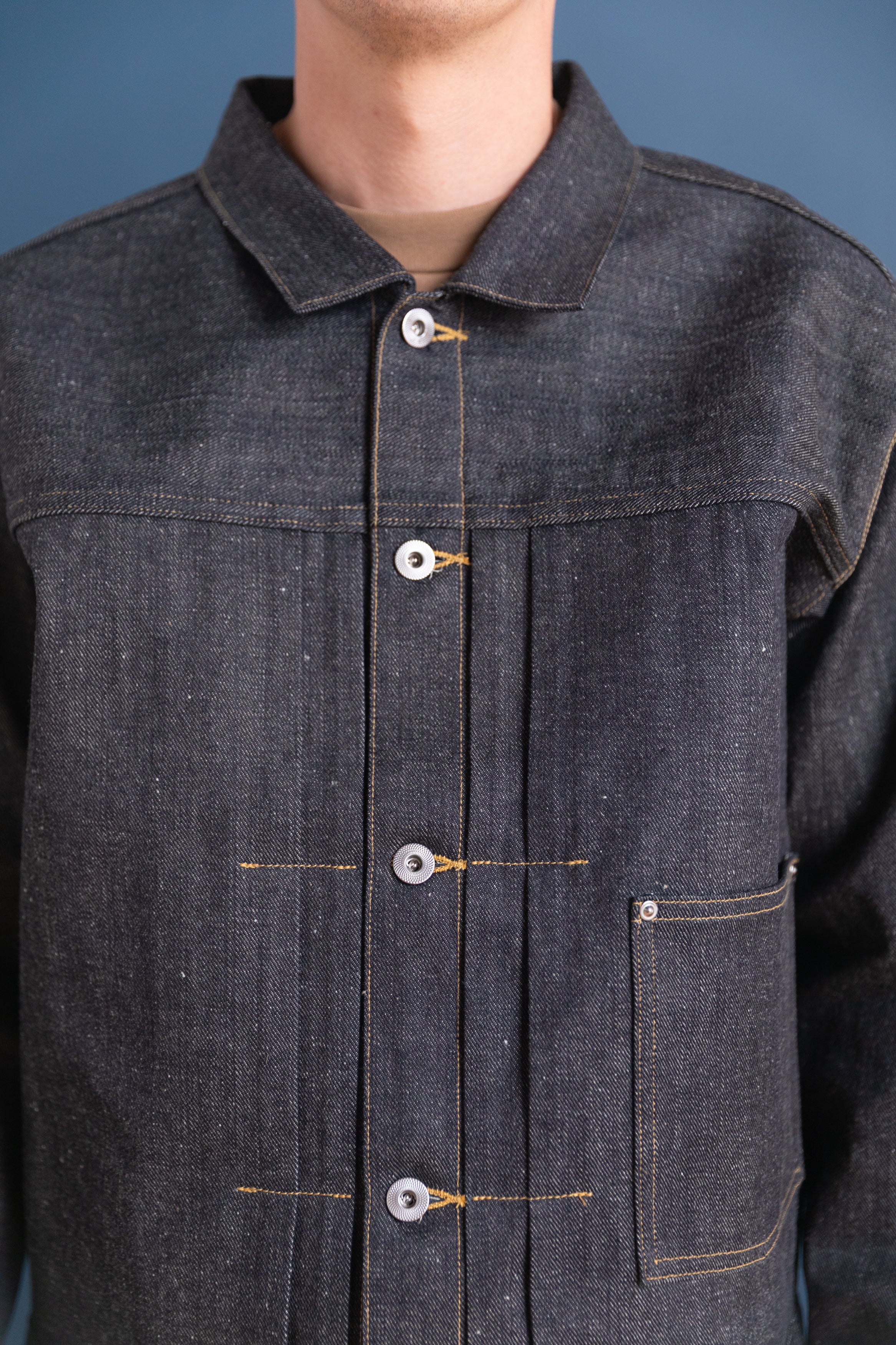 LOT 703 DENIM JACKET IN RAW INDIGO