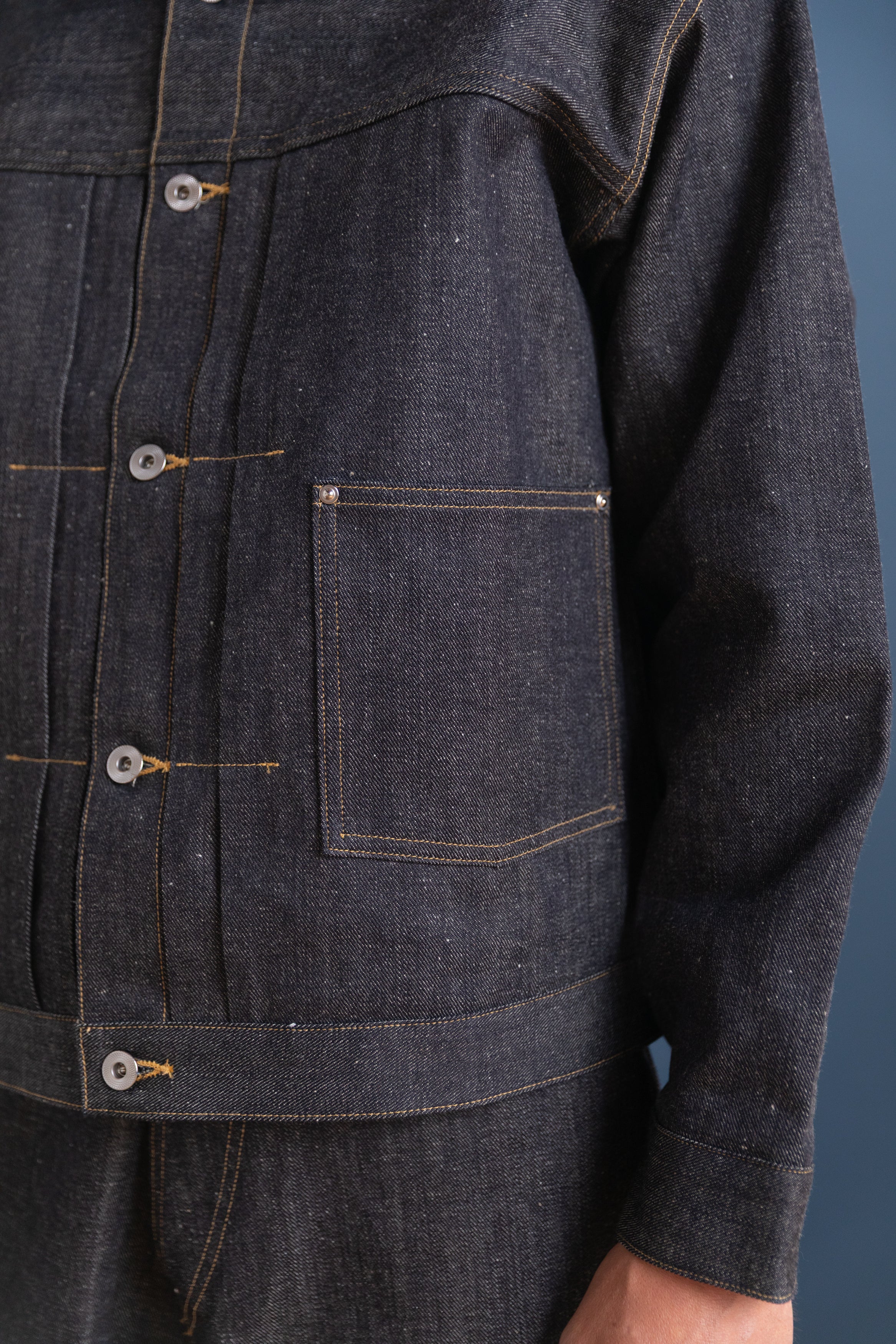 LOT 703 DENIM JACKET IN RAW INDIGO