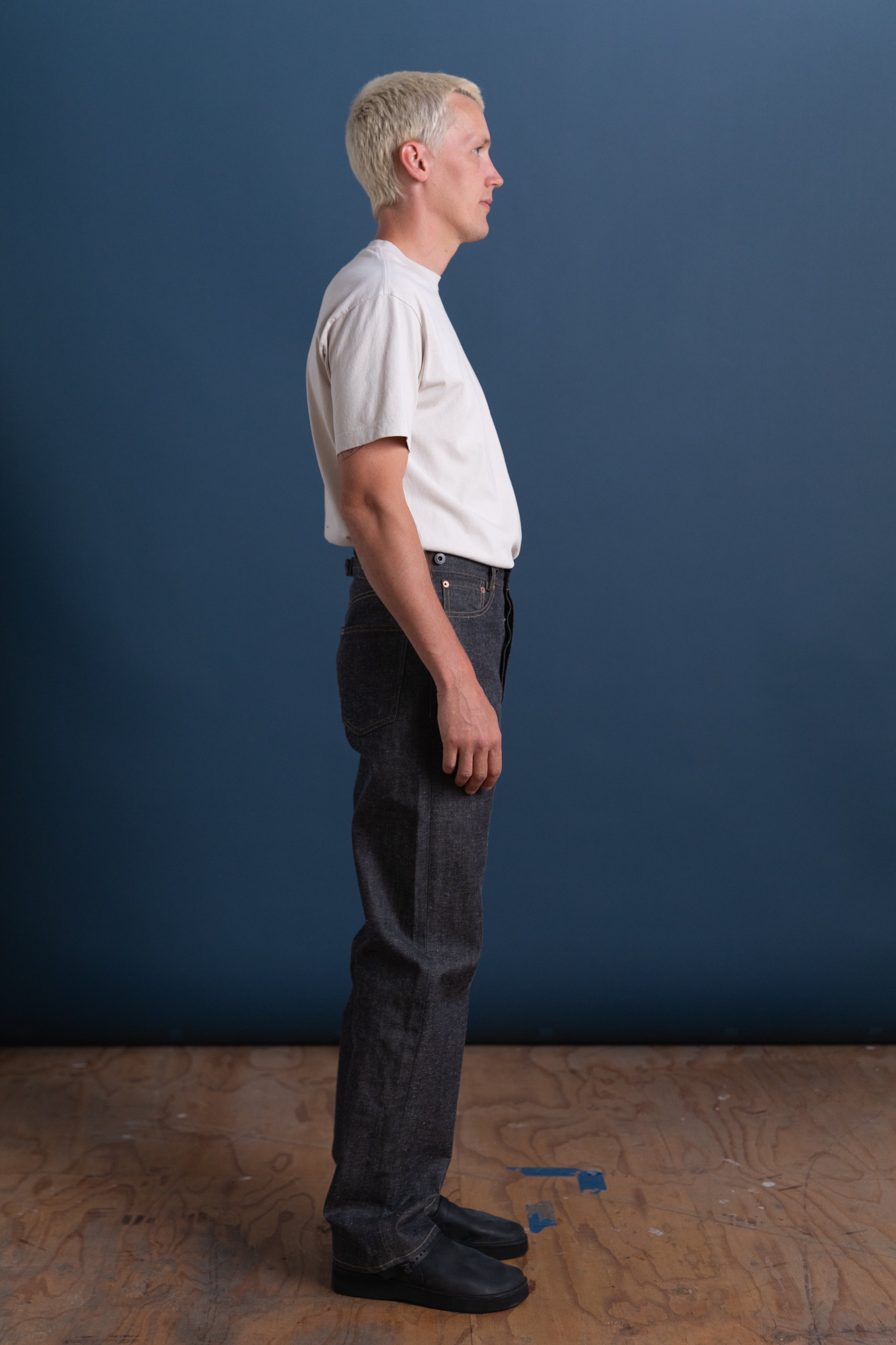 LOT 721 DENIM TROUSERS IN RAW INDIGO