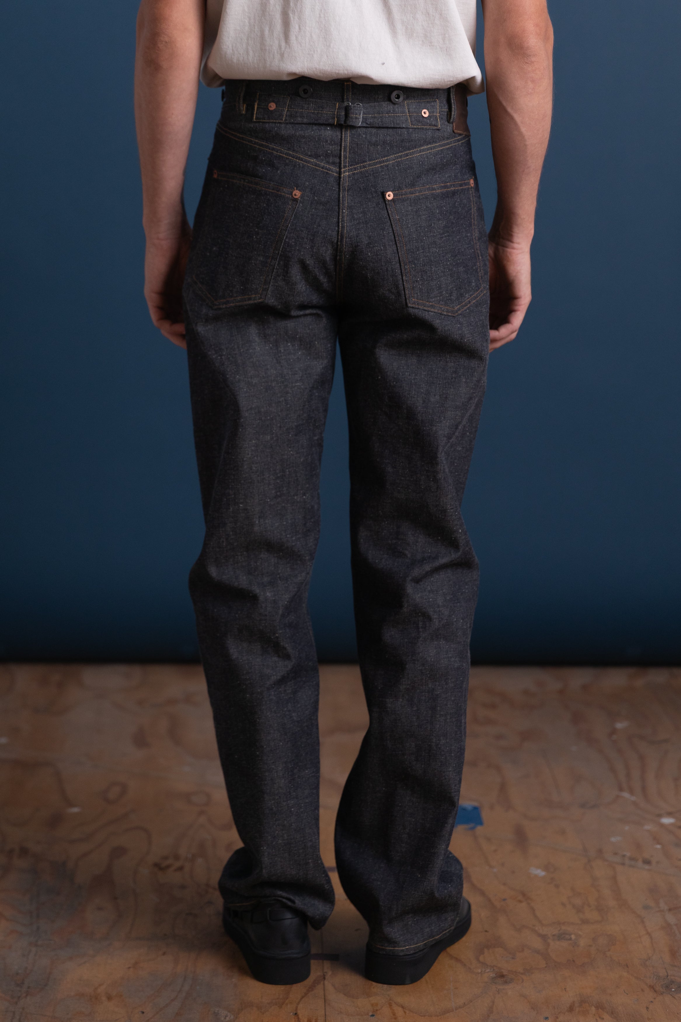 LOT 721 DENIM TROUSERS IN RAW INDIGO