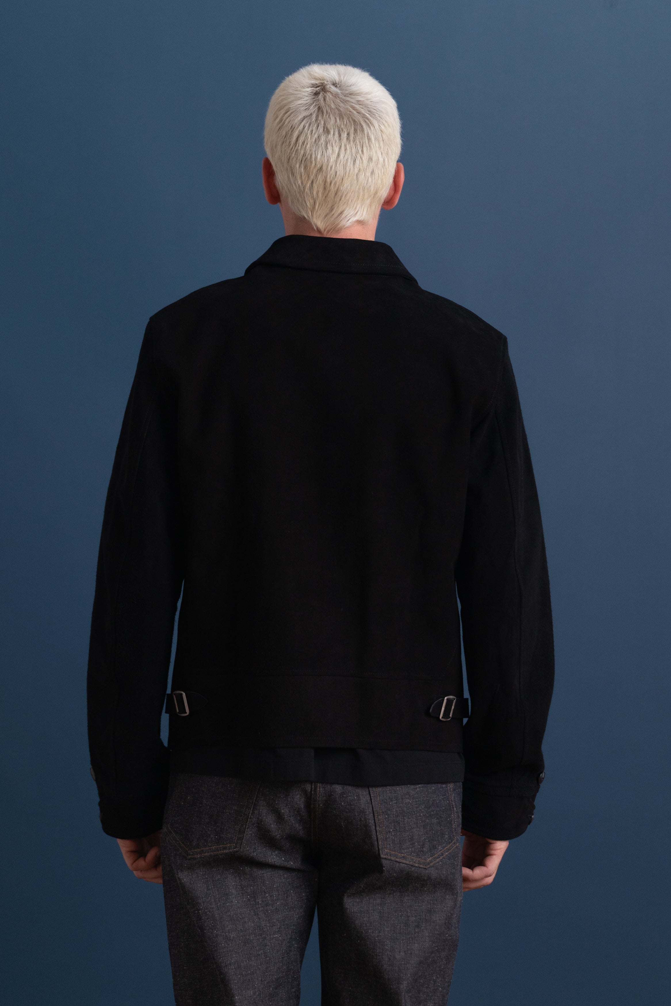 LOT 809 PERSONAL SPORTS JACKET IN BLACK HORSE LEATHER