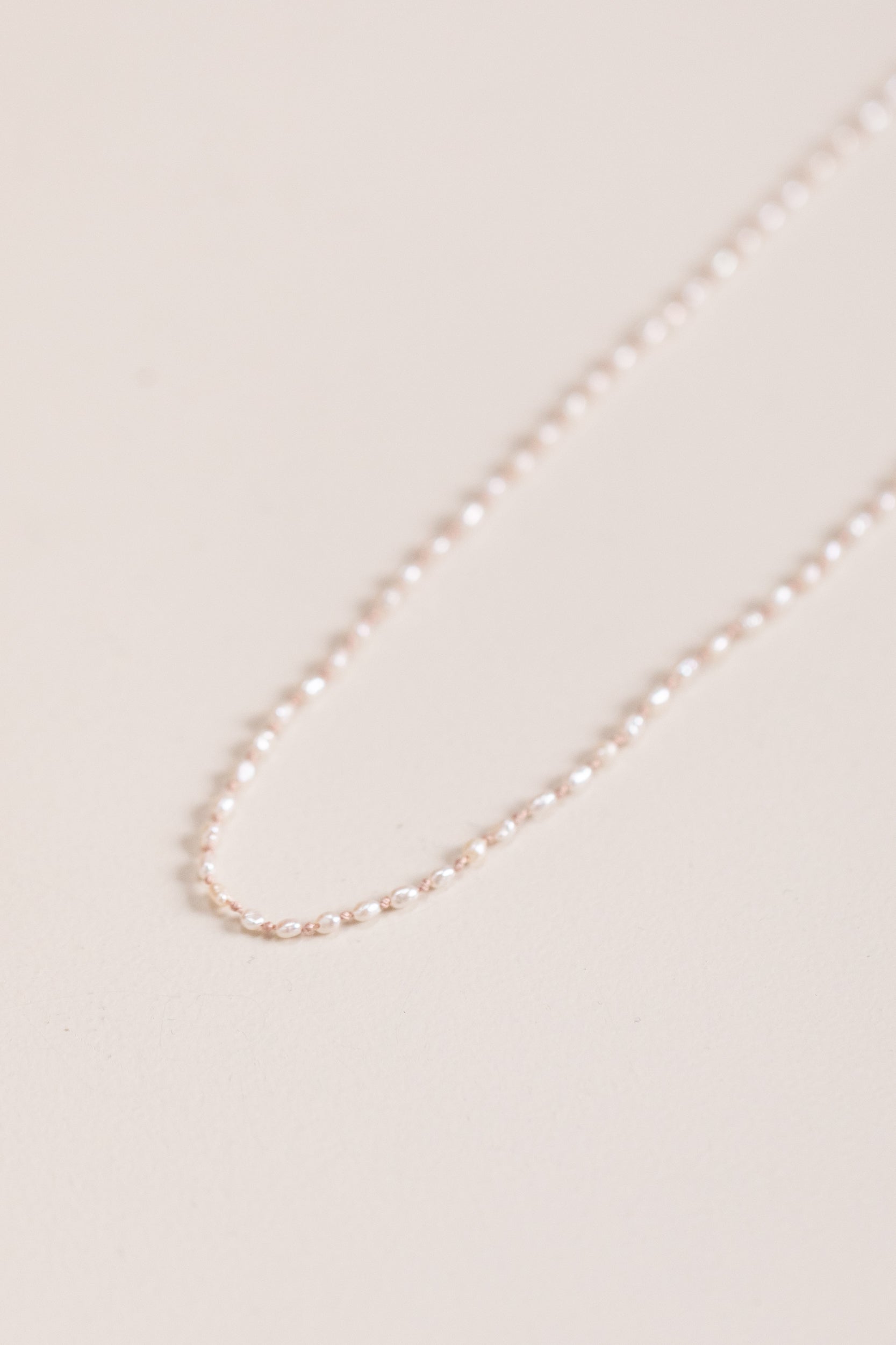 HAND KNOTTED PEARL NECKLACE