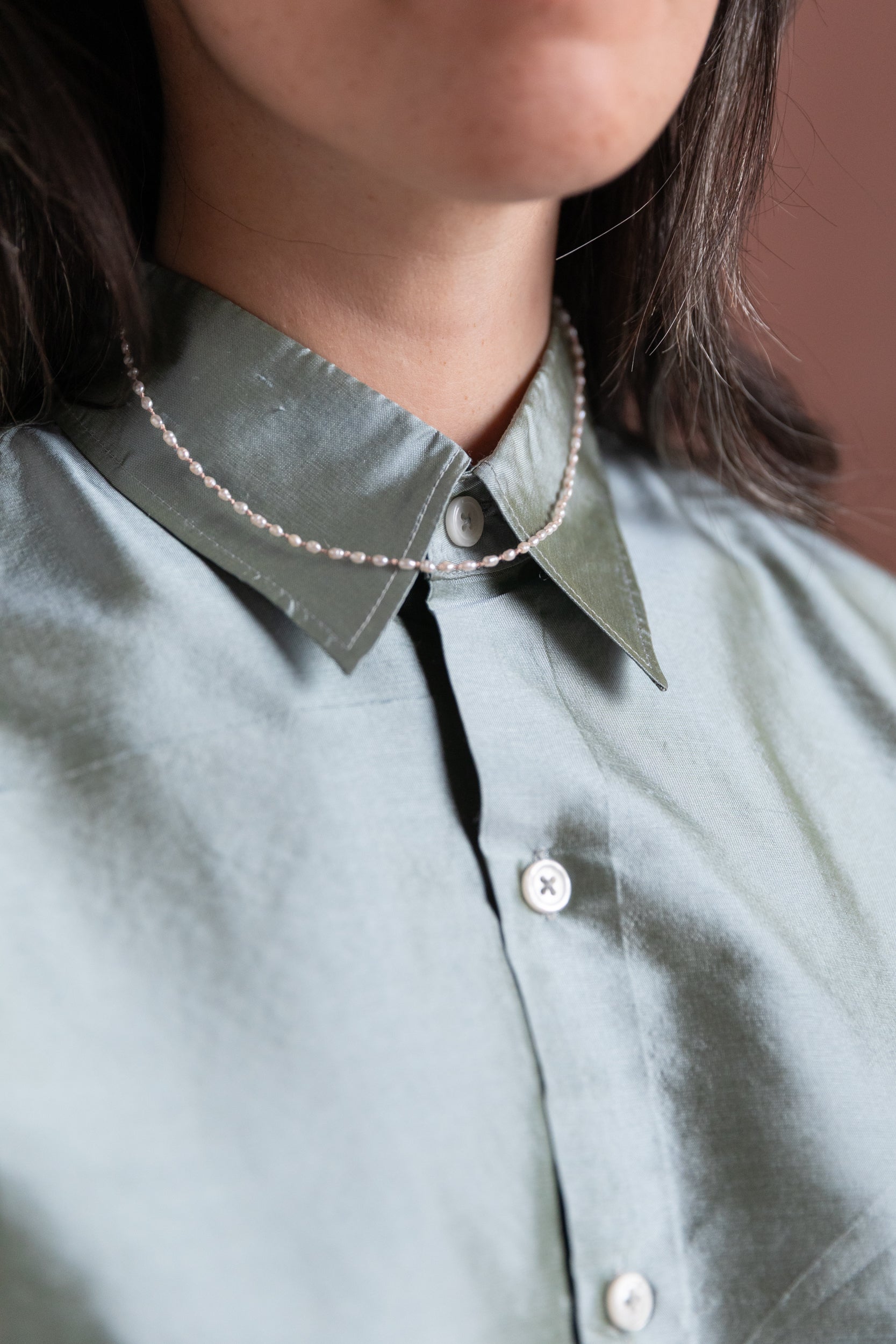 HAND KNOTTED PEARL NECKLACE