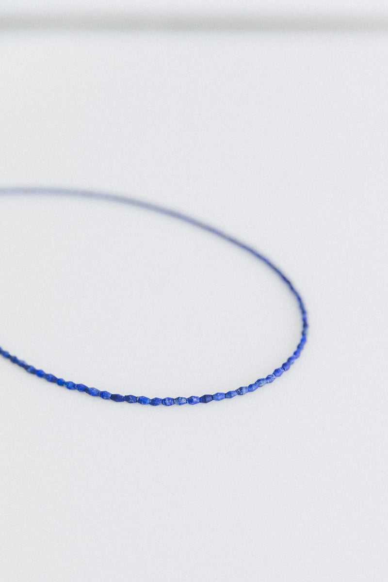 LAPIS BEAD NECKLACE
