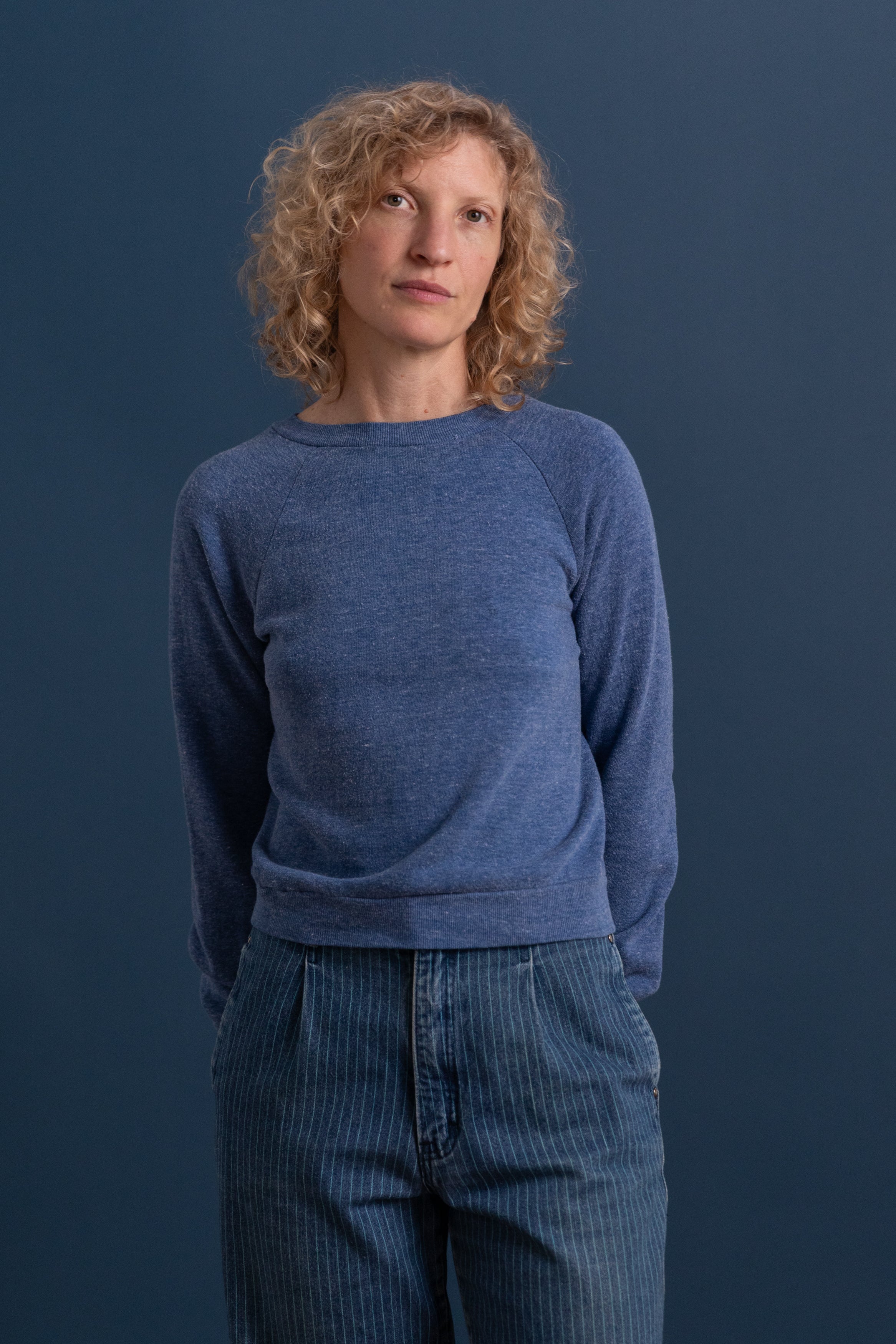 VINTAGE BLUE SWEATSHIRT 38