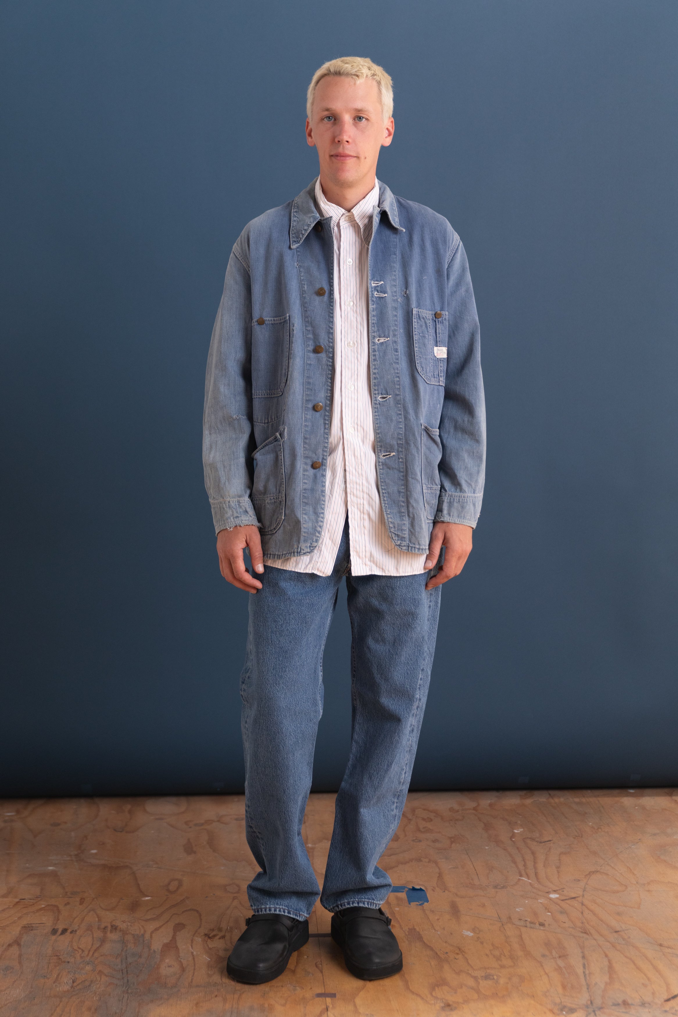 VINTAGE DENIM CHORE JACKET