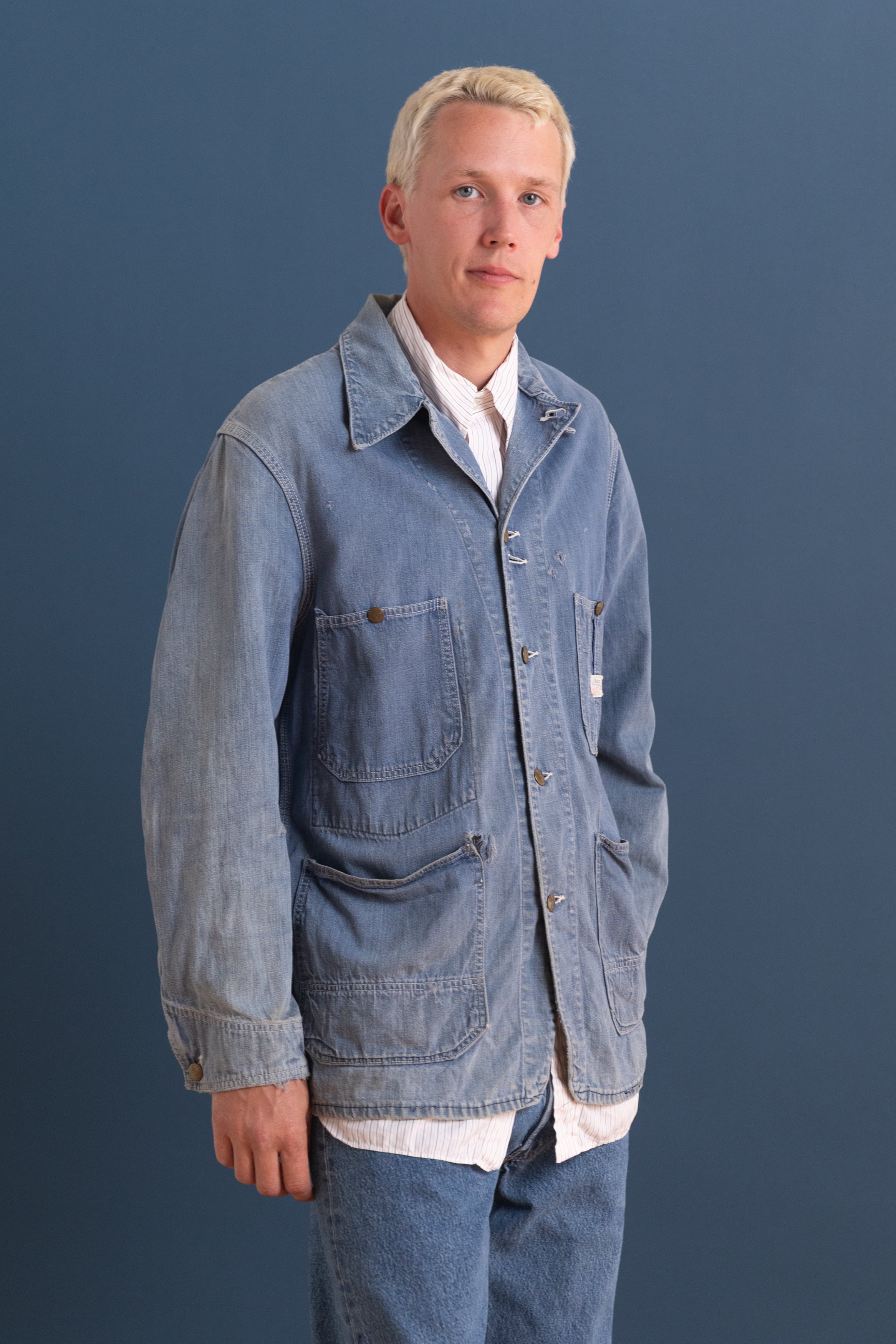 VINTAGE DENIM CHORE JACKET