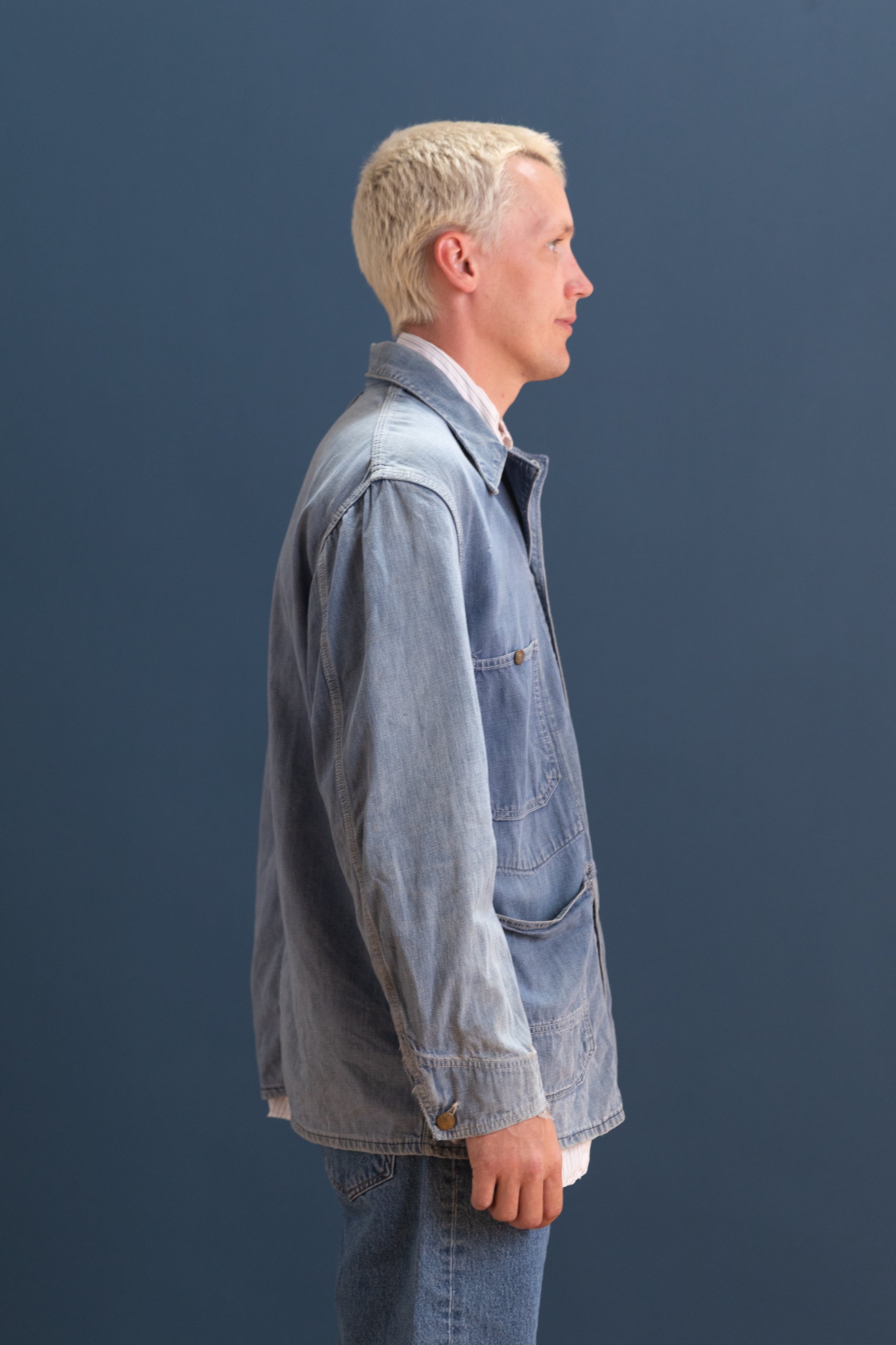VINTAGE DENIM CHORE JACKET