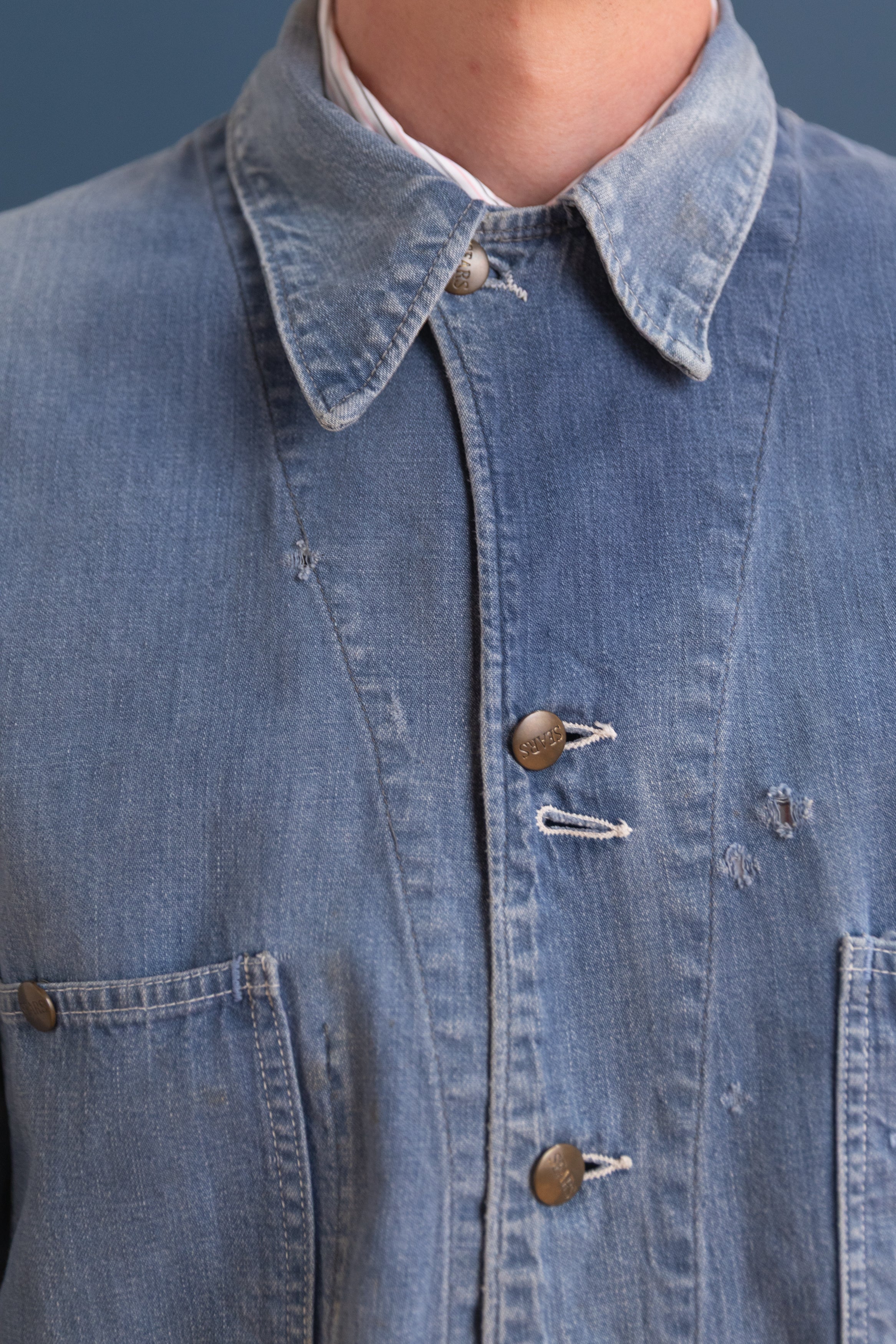 VINTAGE DENIM CHORE JACKET