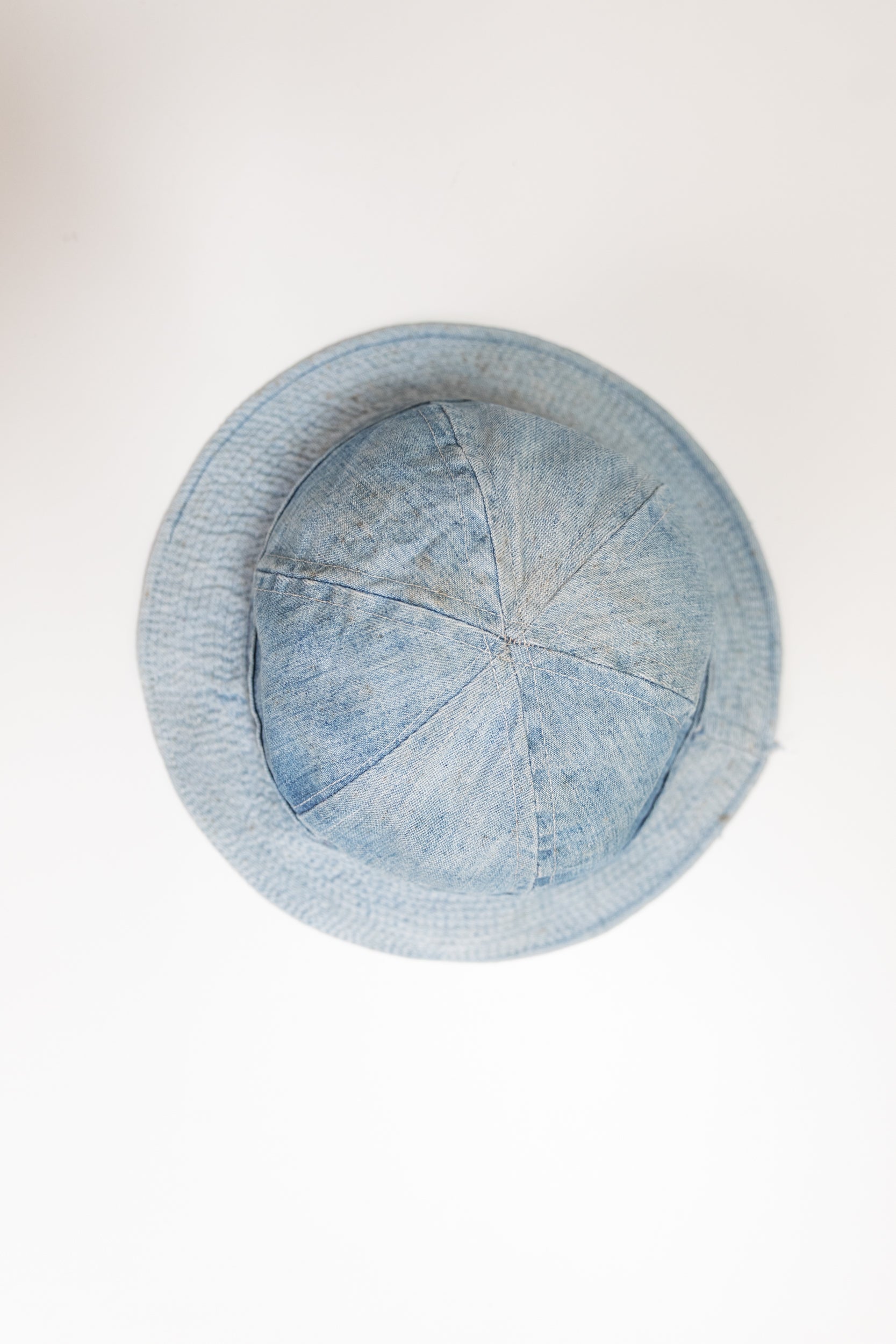 VINTAGE FADED DENIM BUCKET HAT