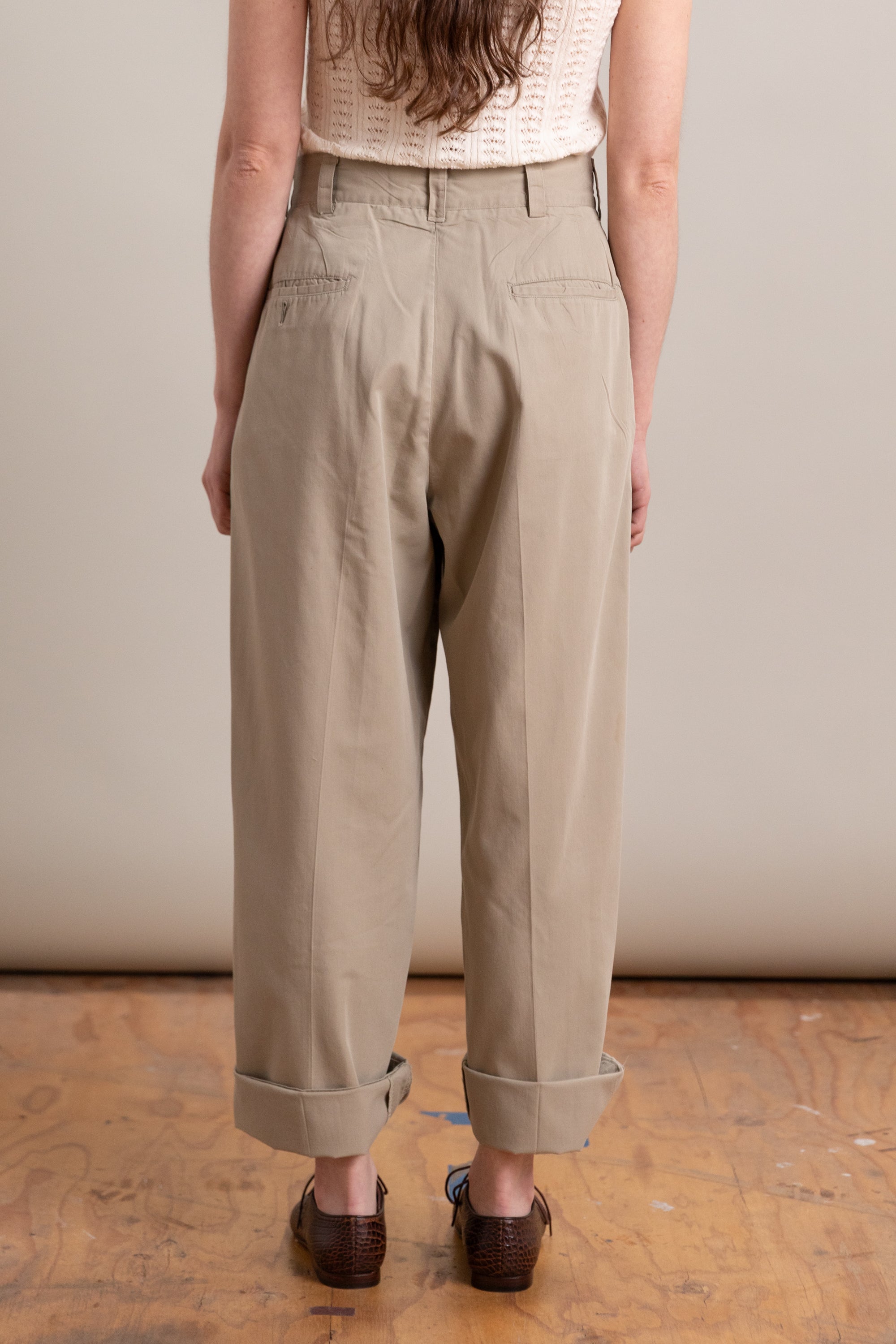 VINTAGE KHAKI PANTS, 27x29
