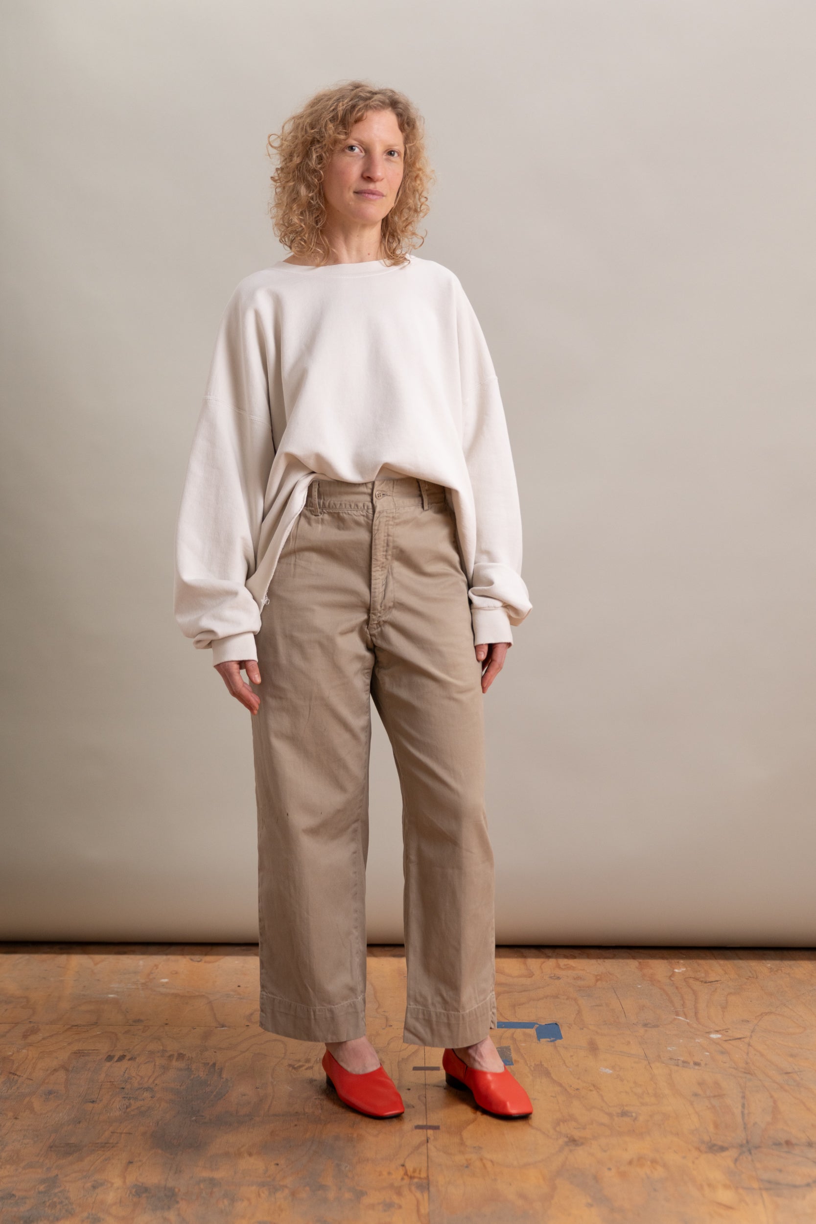 VINTAGE KHAKI PANTS, 28x27.5