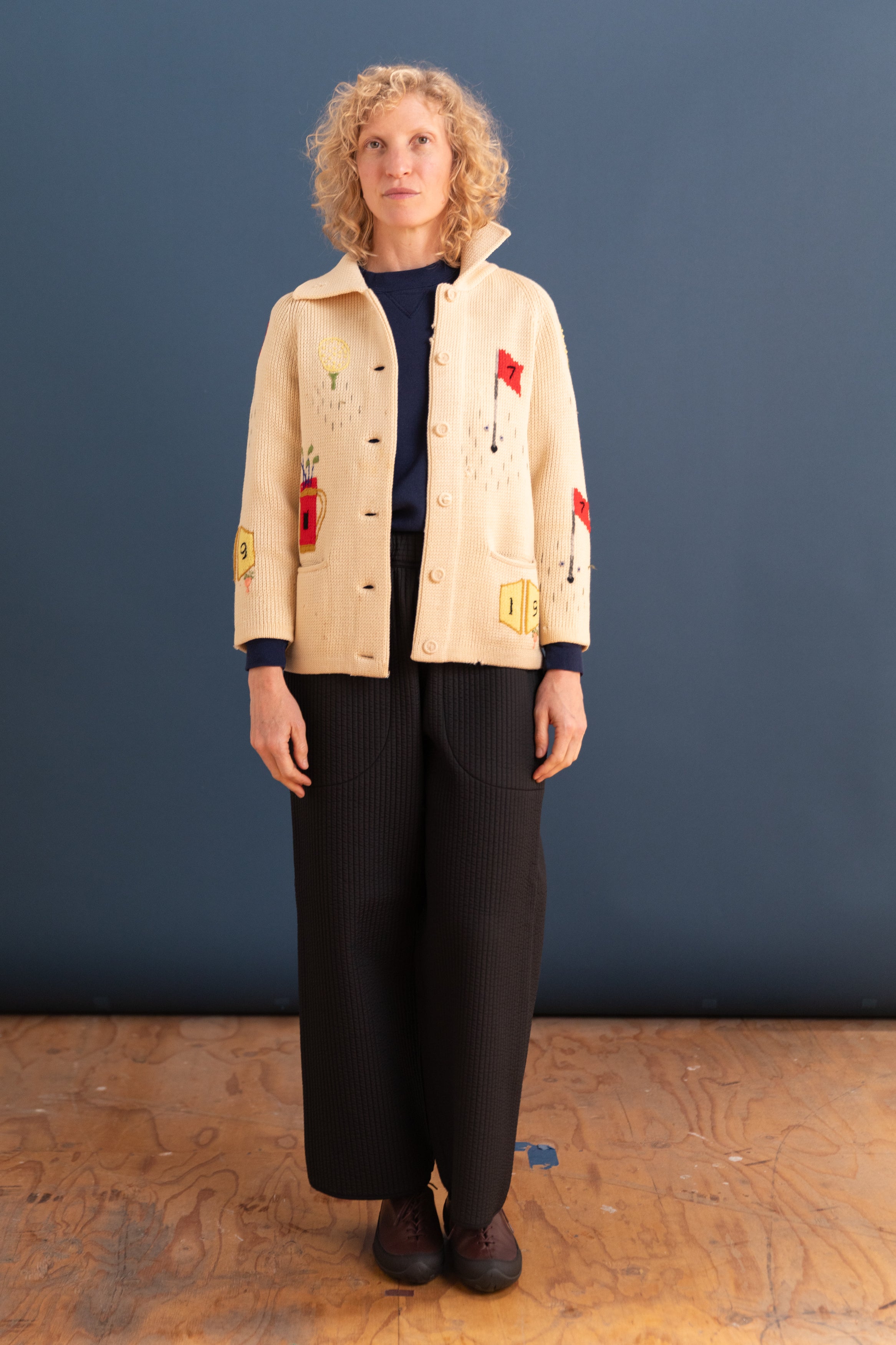 VINTAGE NOVELTY GOLF SWEATER