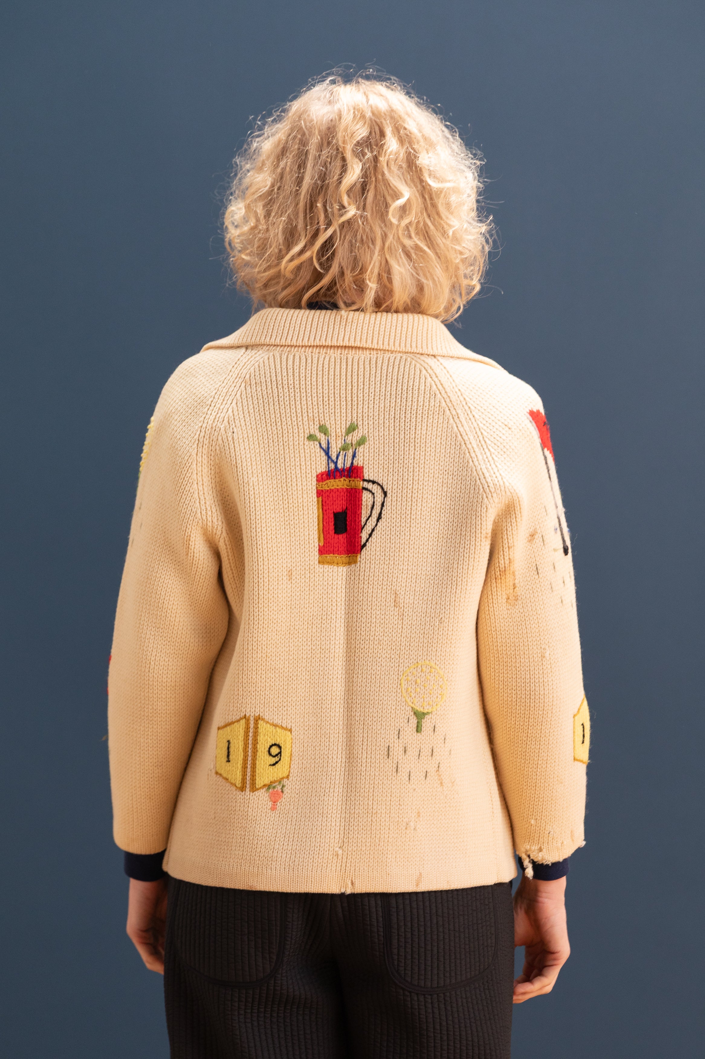 VINTAGE NOVELTY GOLF SWEATER