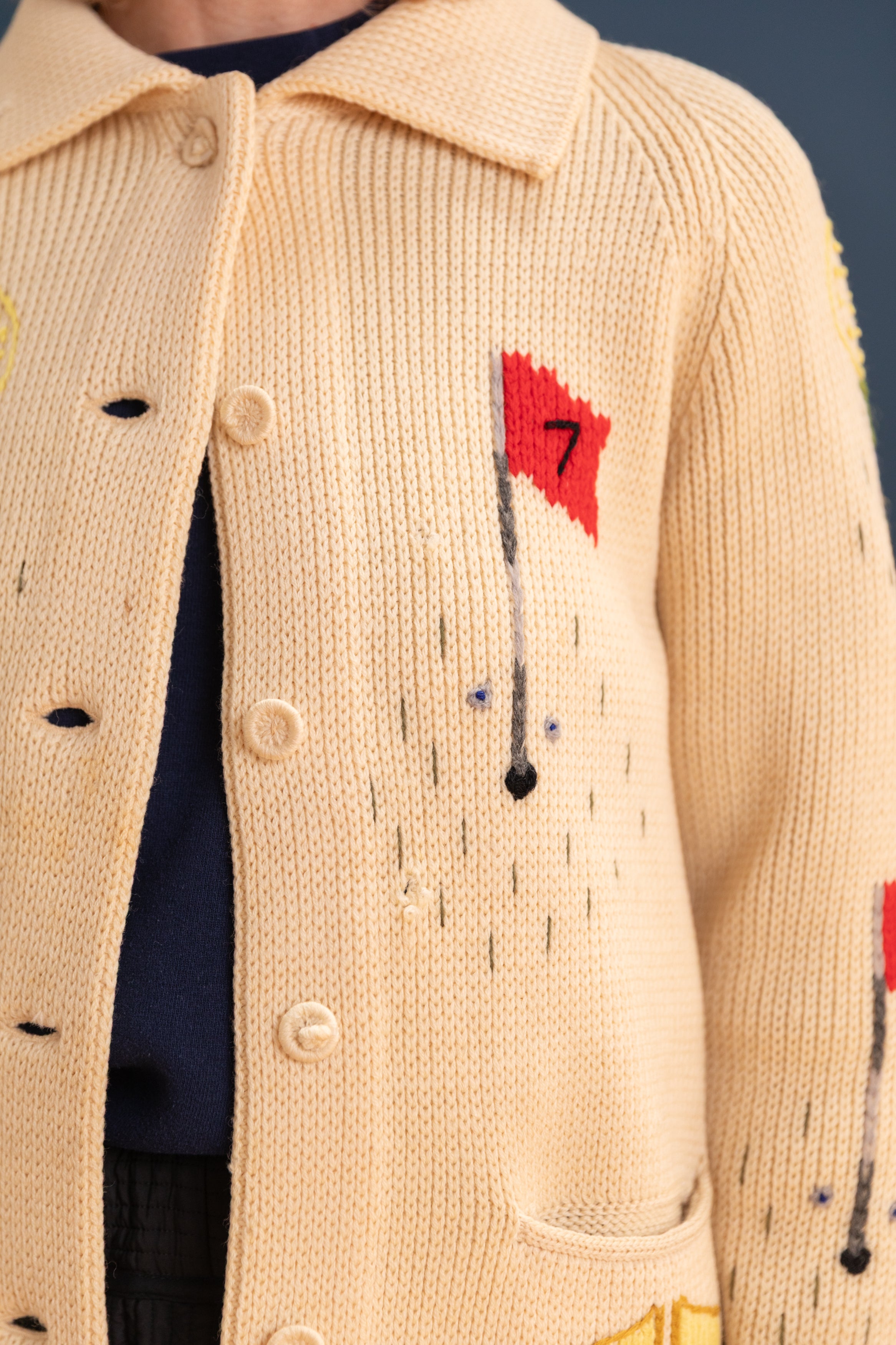 VINTAGE NOVELTY GOLF SWEATER