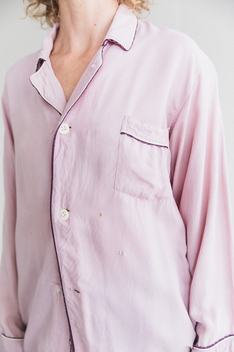 VINTAGE PAJAMA TOP 08