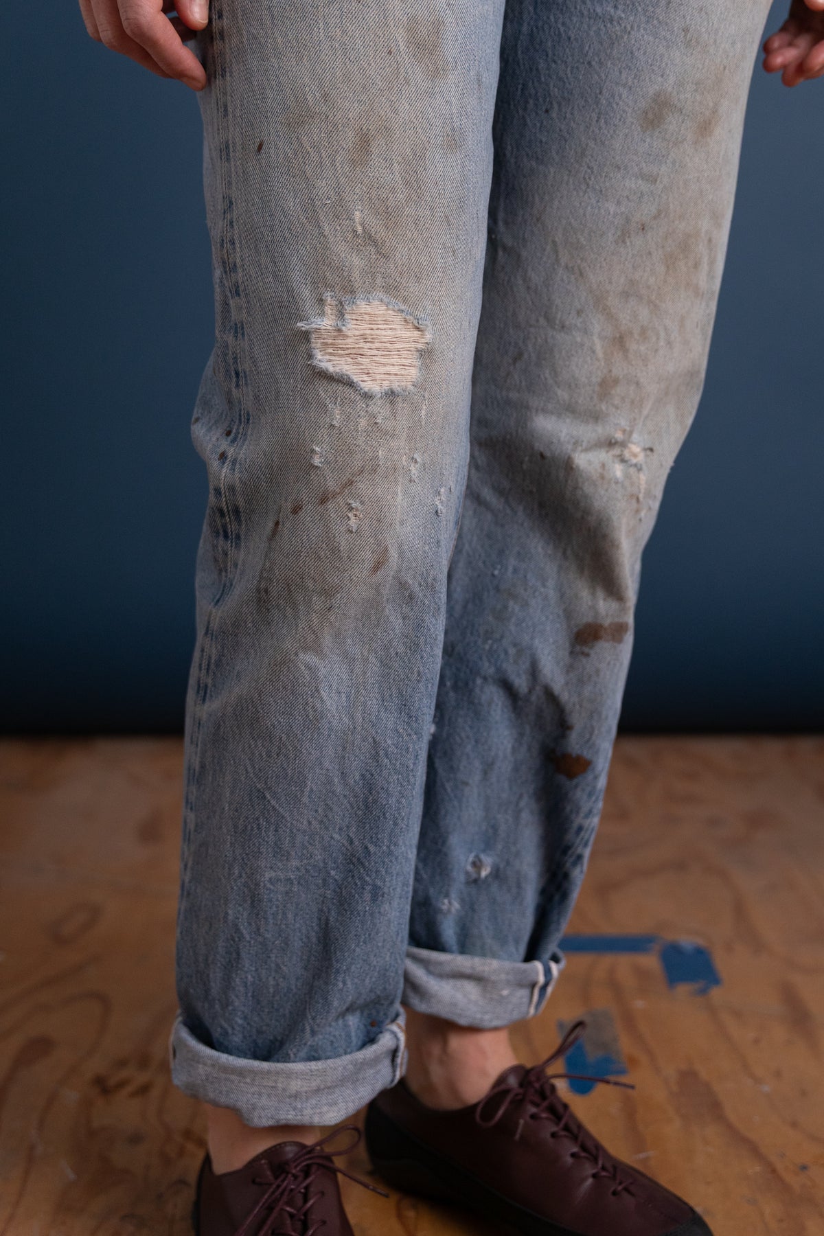 VINTAGE REDLINE SELVEDGE LEVI 501's, 30x30