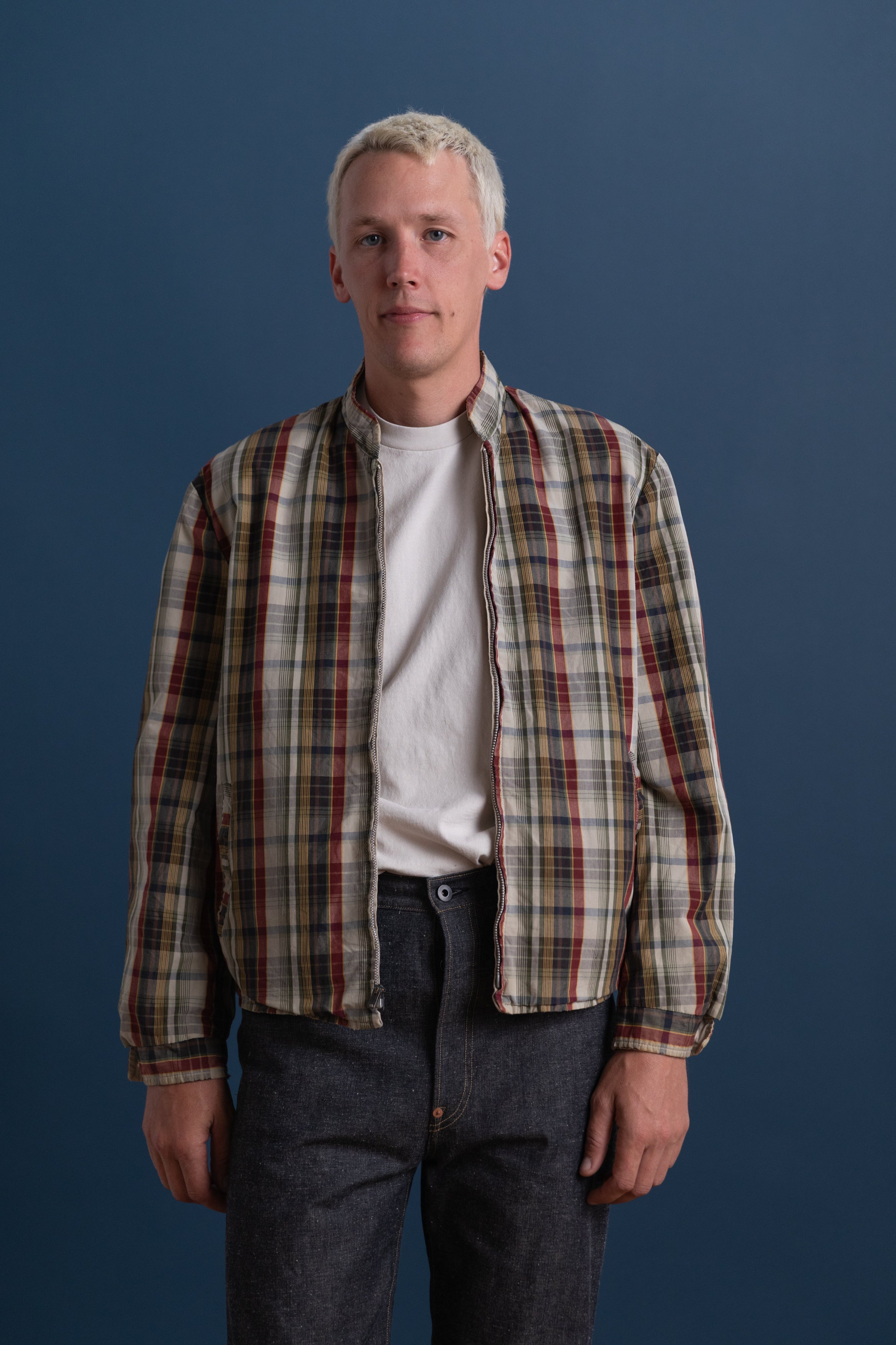 VINTAGE REVERSIBLE MADRAS PLAID JACKET