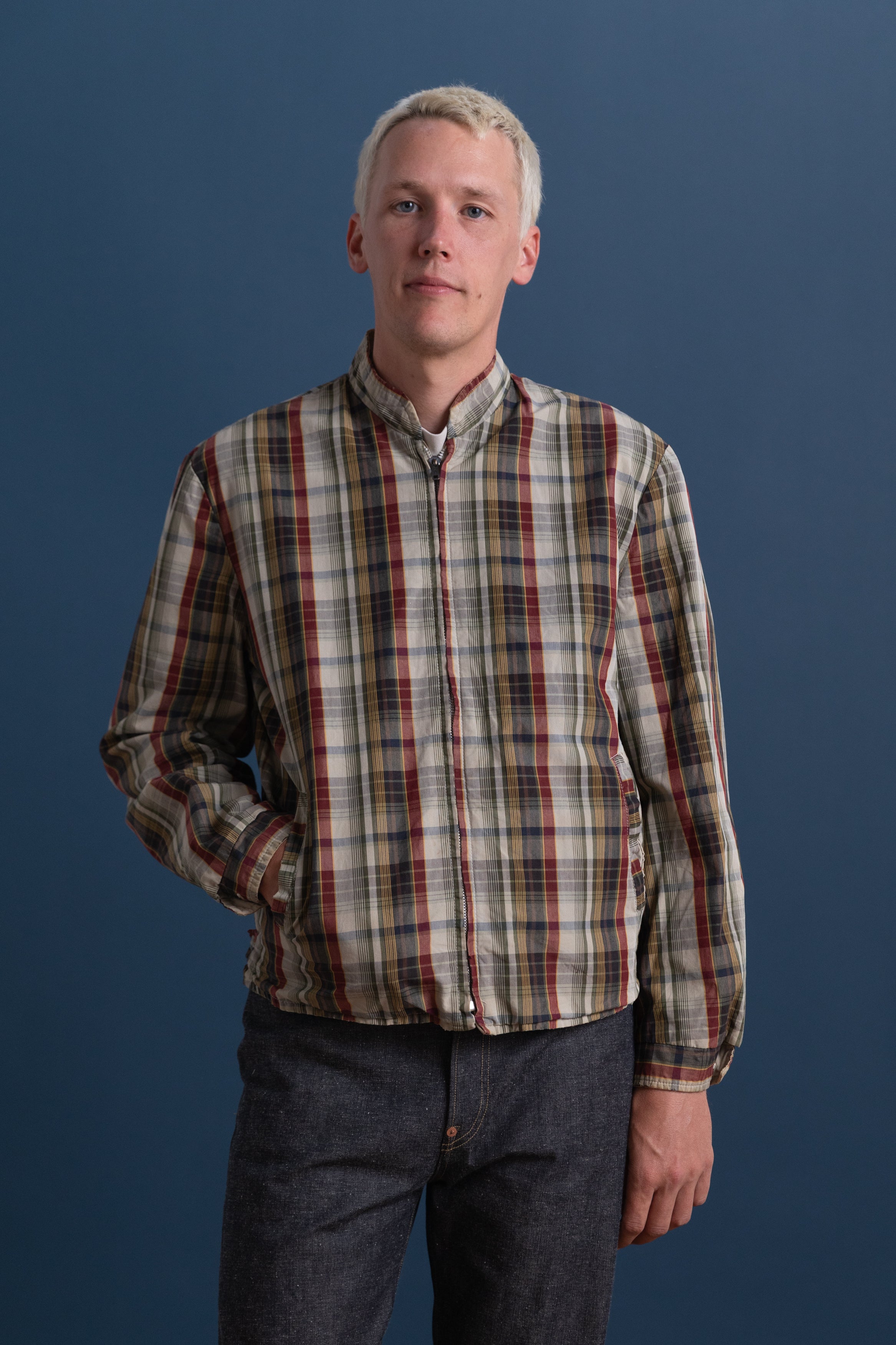 VINTAGE REVERSIBLE MADRAS PLAID JACKET
