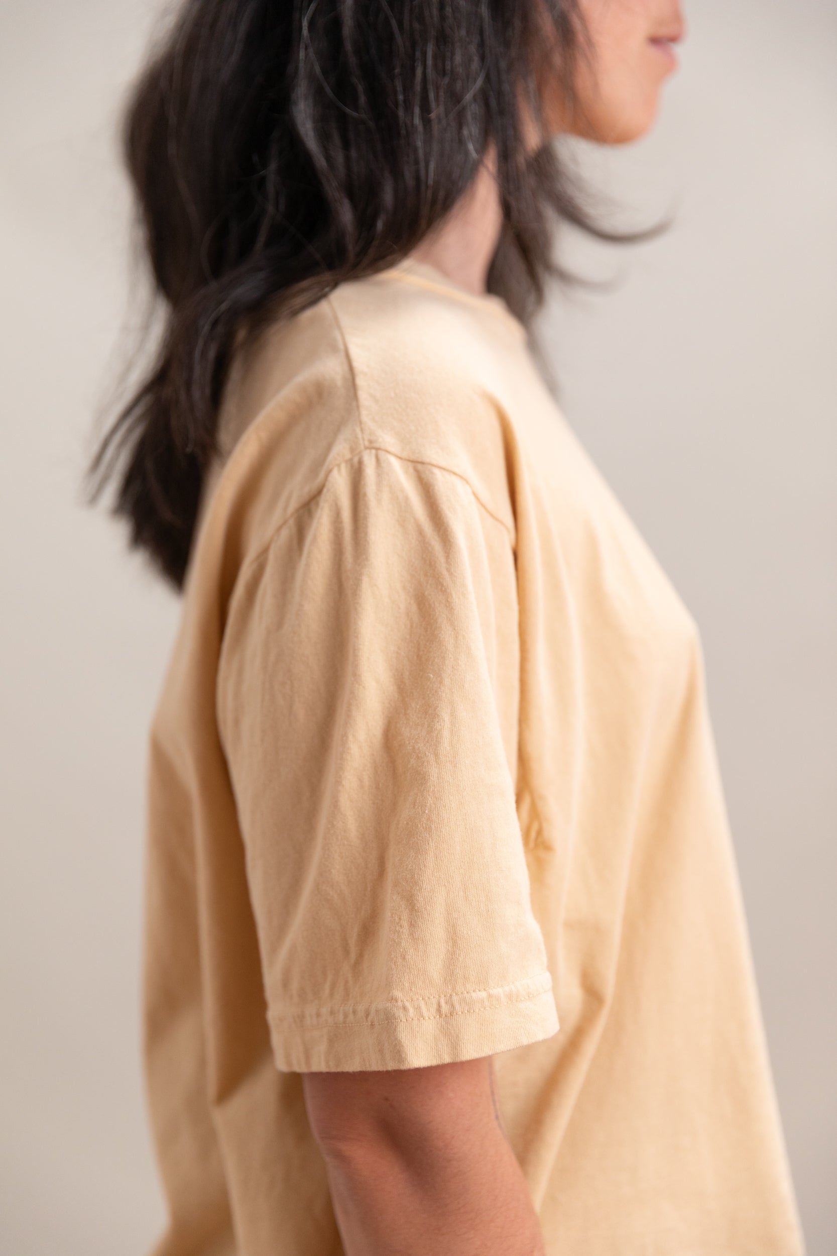 BOX TEE IN BARLEY