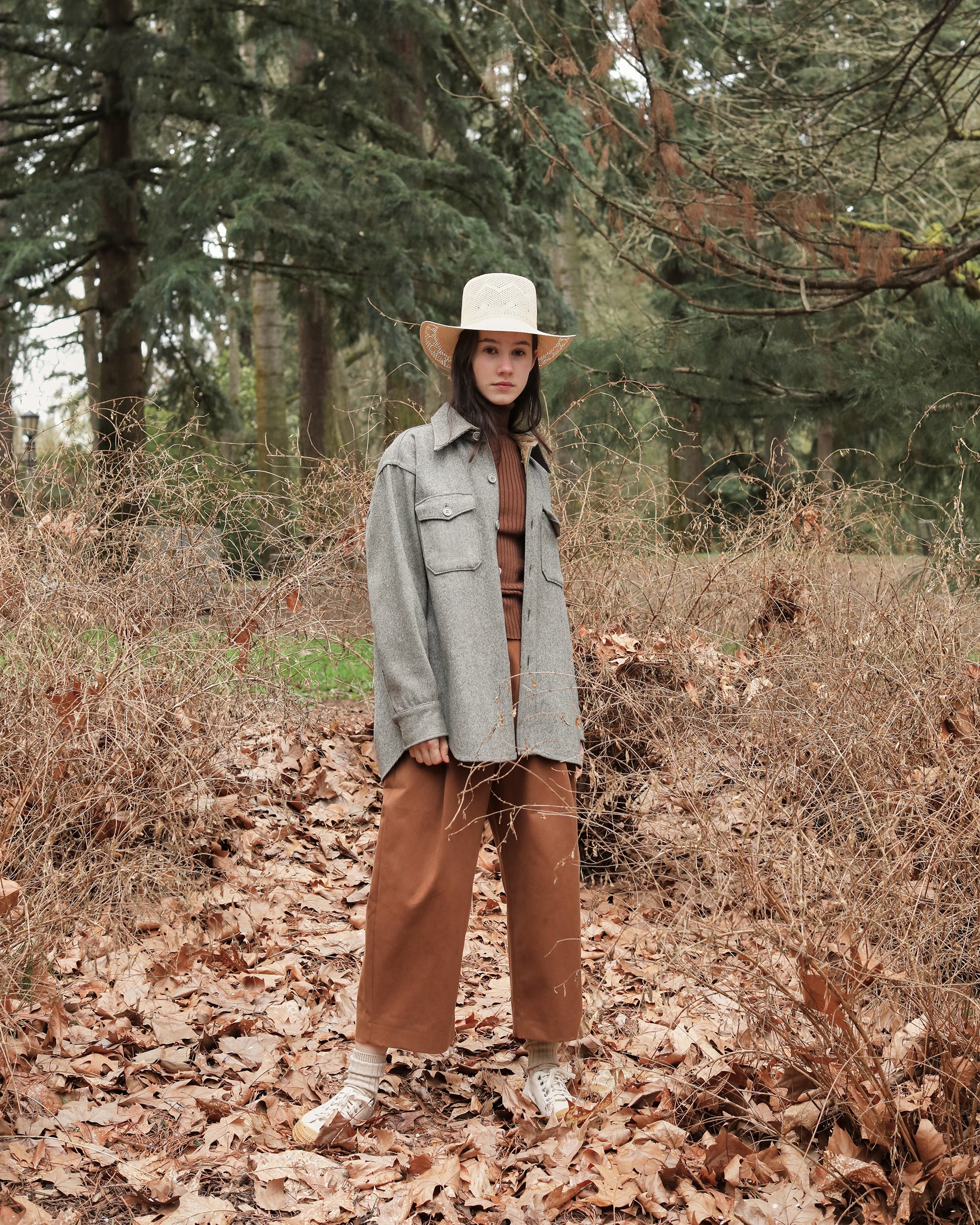 PATIO HAT HAT IN PANAMA STRAW — Shop Boswell - Main Image
