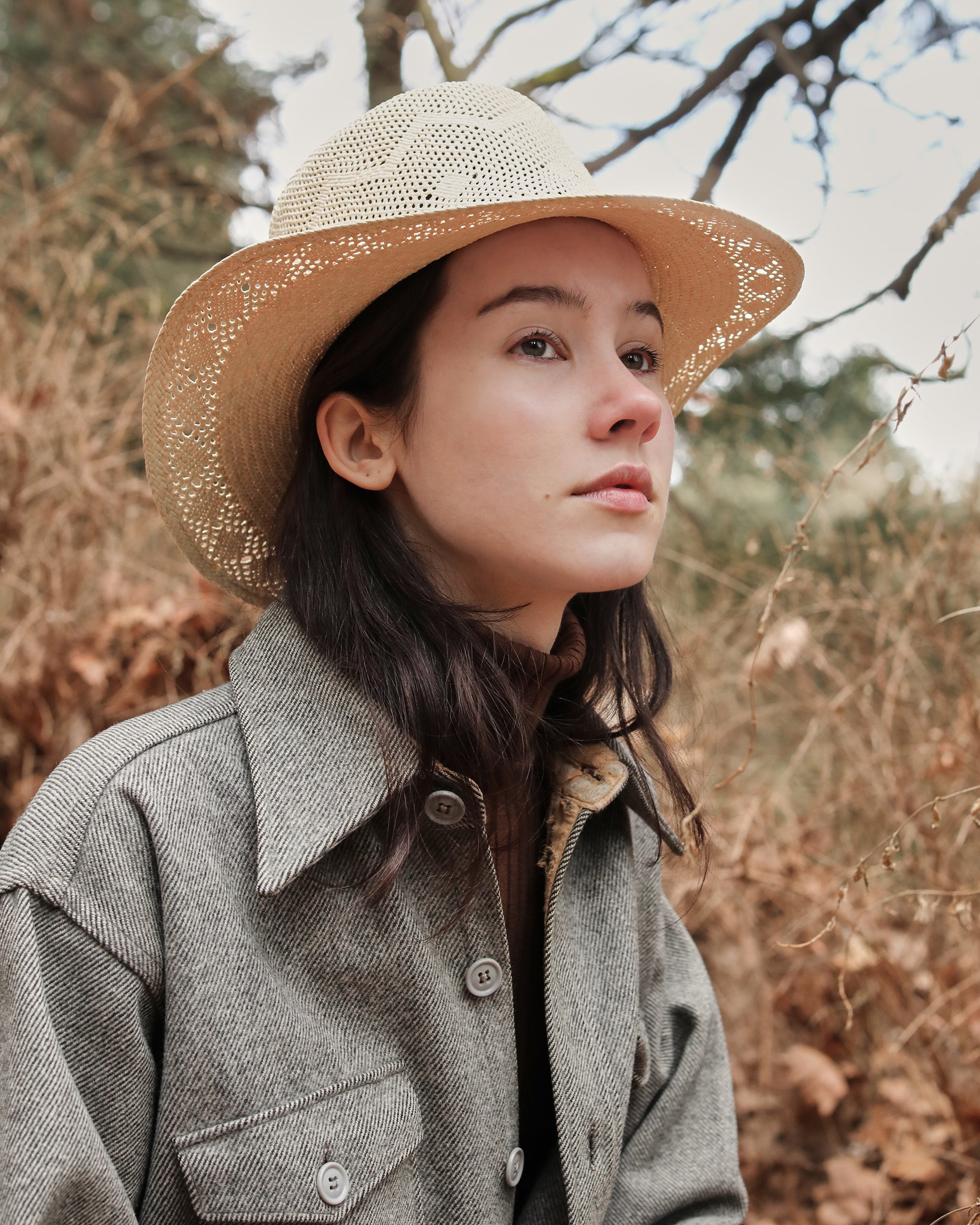 PATIO HAT HAT IN PANAMA STRAW