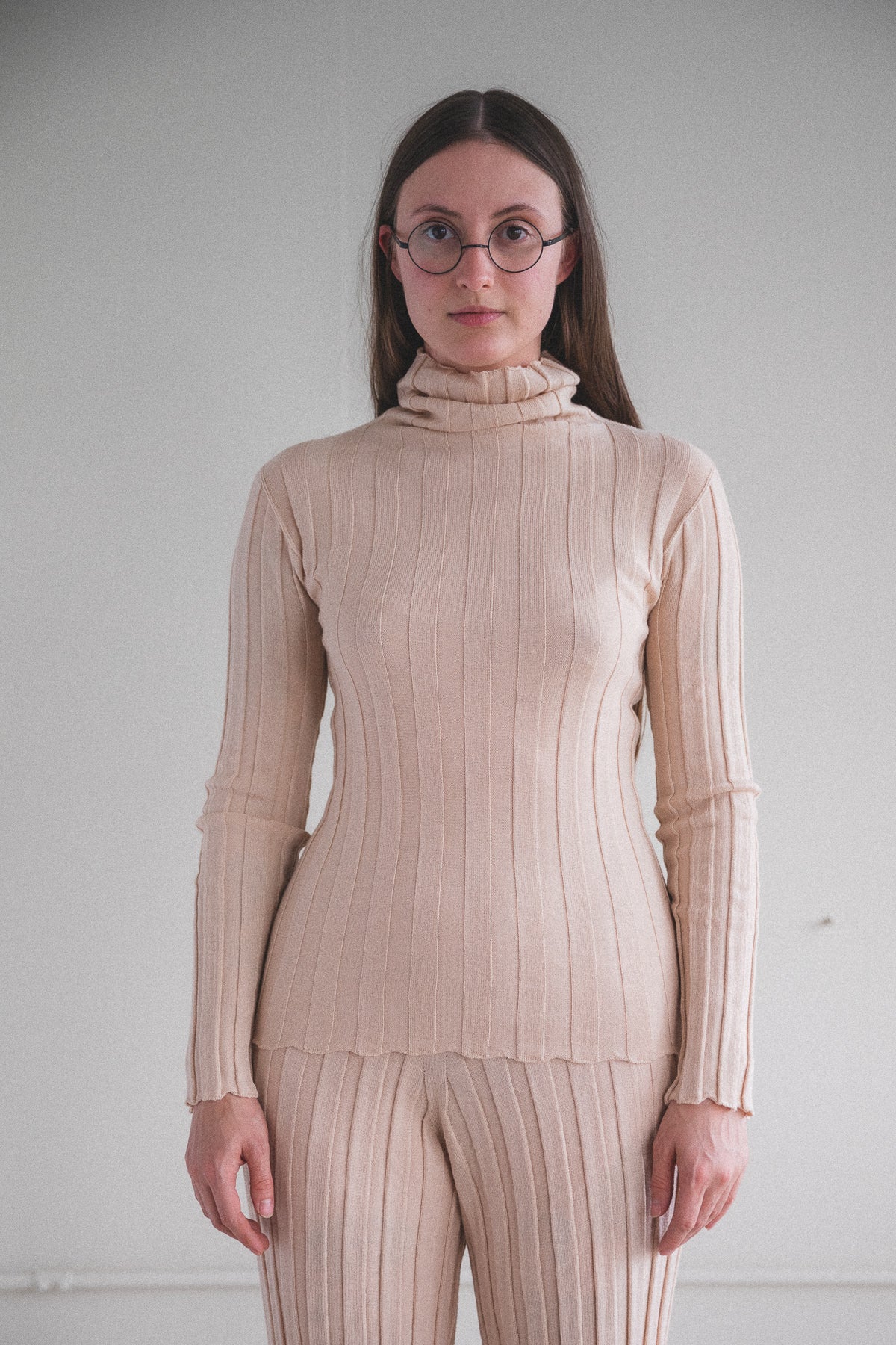 ADLER TURTLENECK IN CAMEL MERINO WOOL