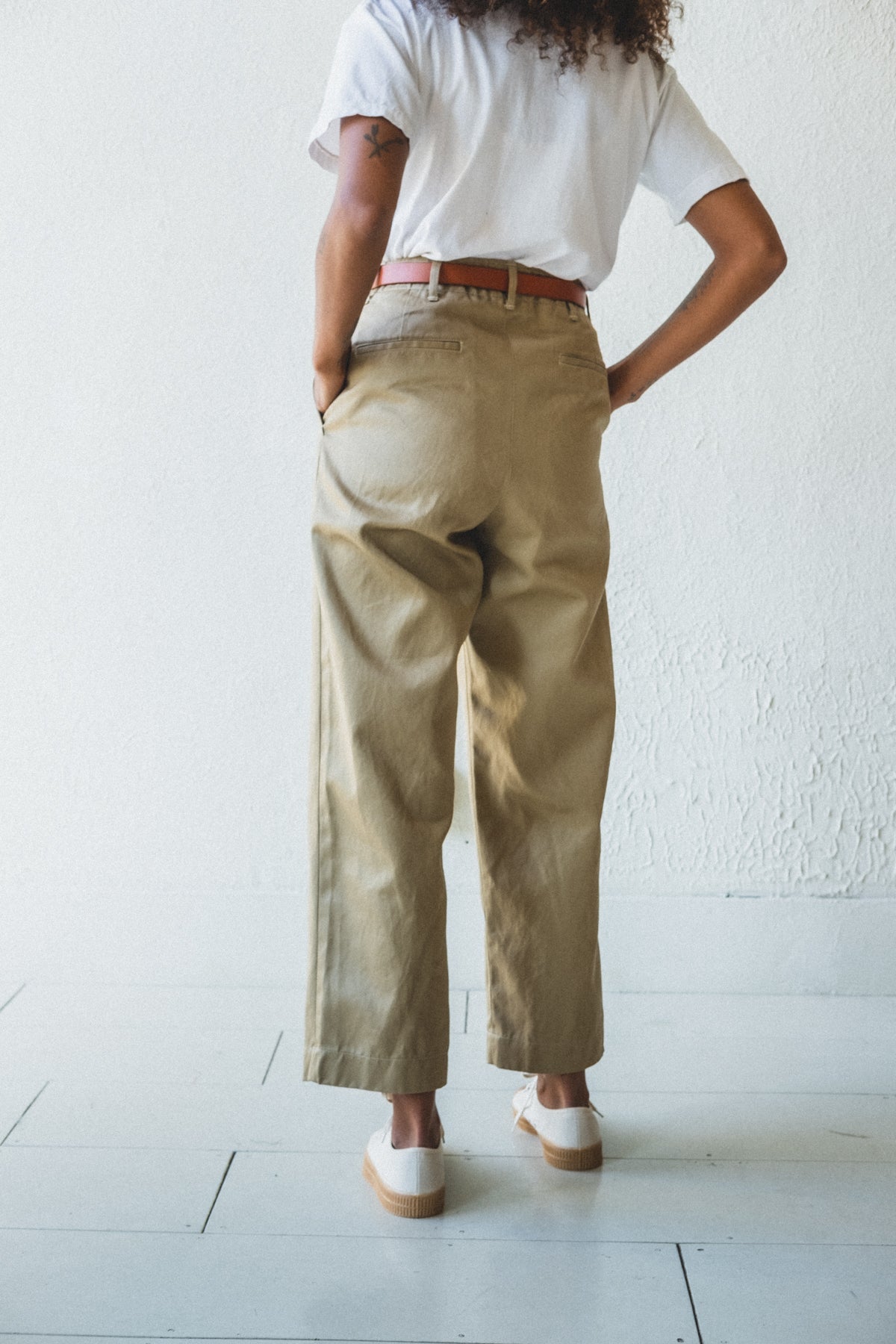 ARMY FIT TROUSER IN KHAKI