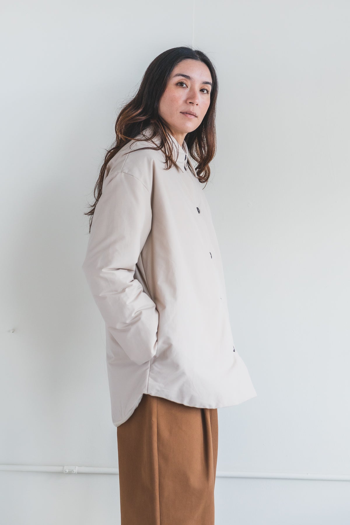 LAITH ECO DOWNTECH JACKET IN DOVE
