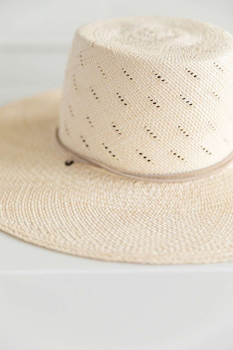 ALPINE HAT IN PANAMA STRAW