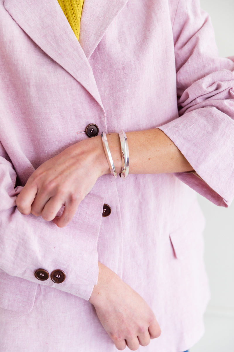 RIVEL CUFF IN SILVER