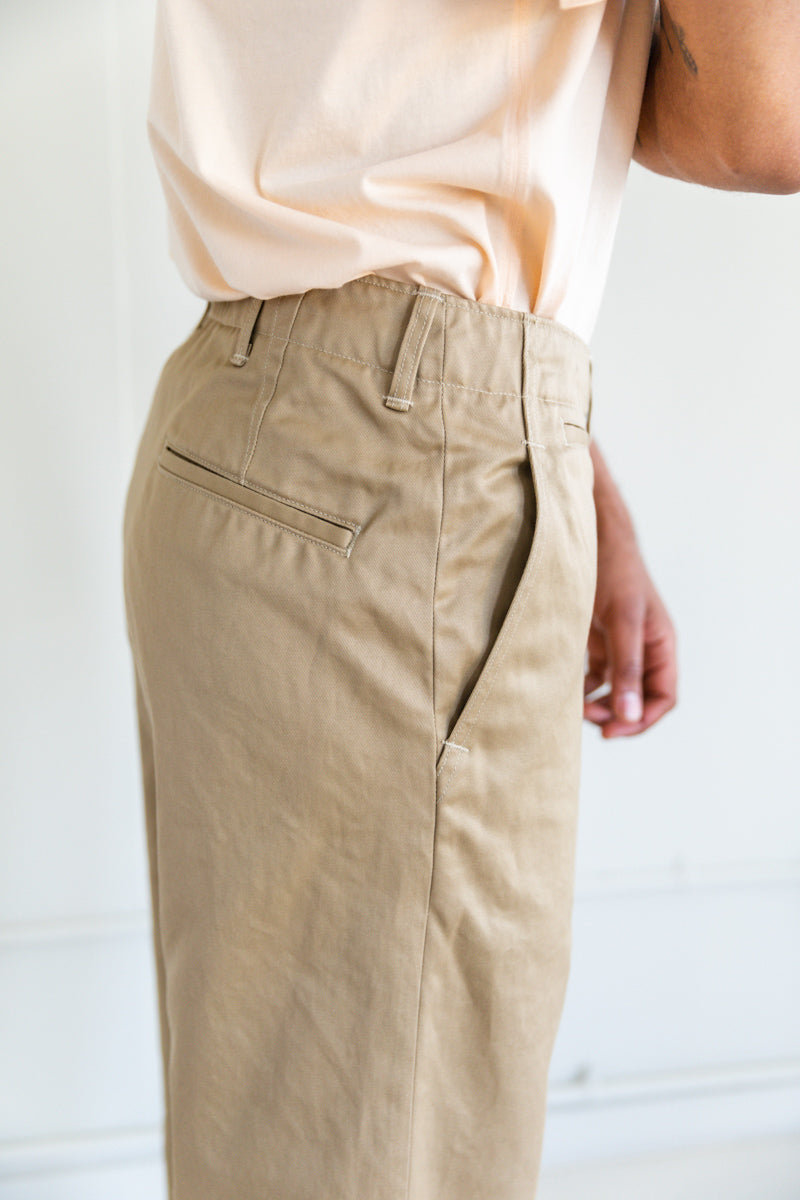 ARMY FIT TROUSER IN KHAKI — Shop Boswell