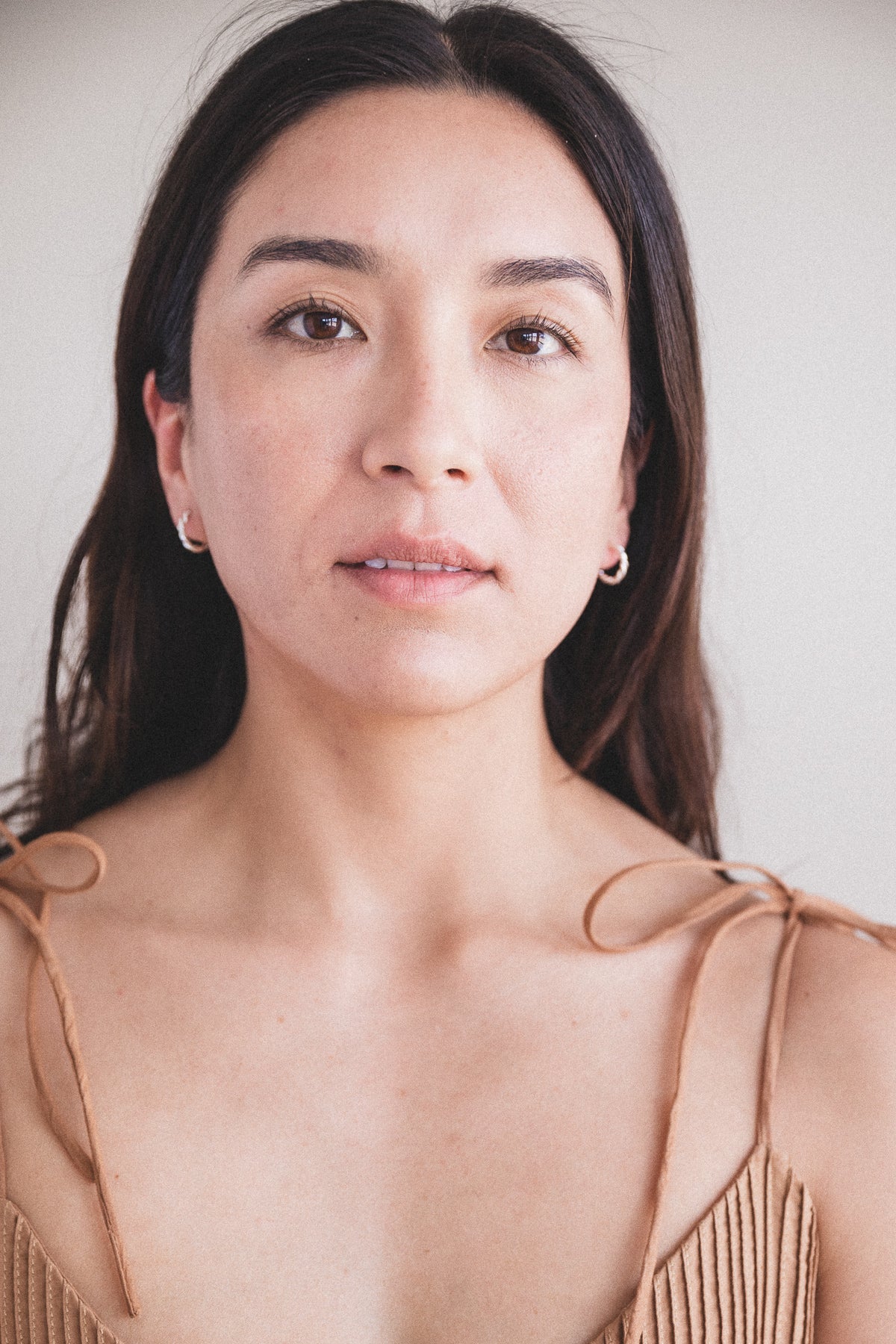 SMALL ROPE HOOPS IN SILVER