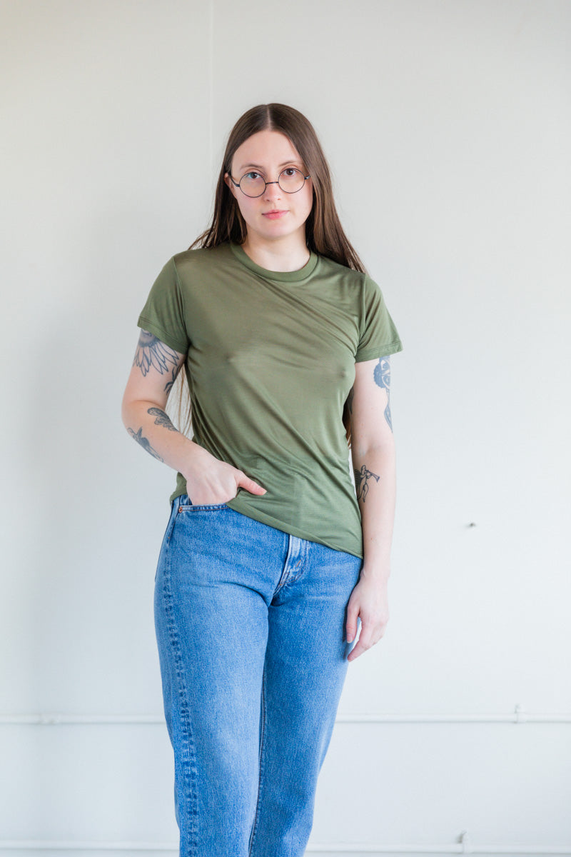 TEE SHIRT IN GREEN