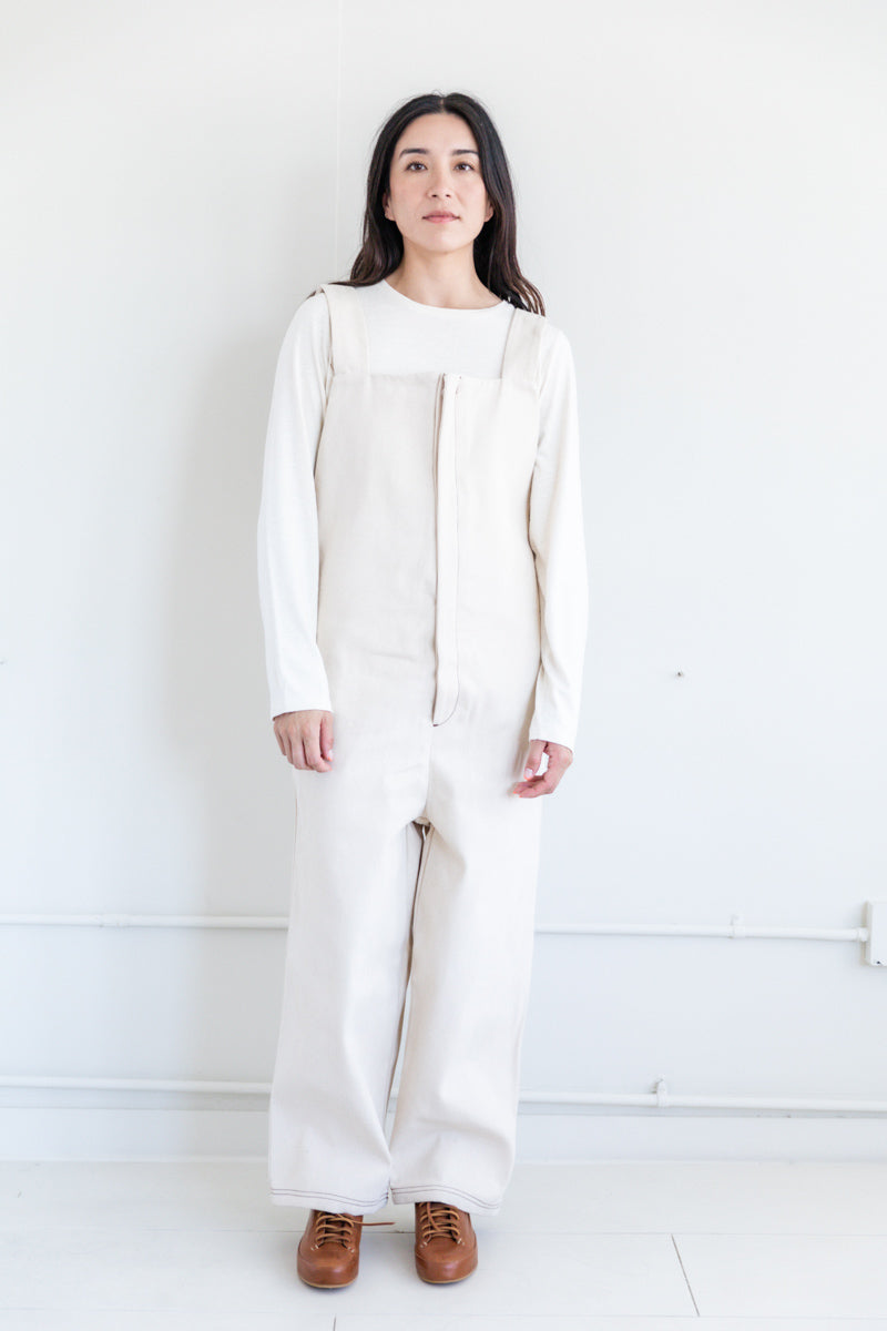 INDRE OVERALLS IN UNDYED COTTON