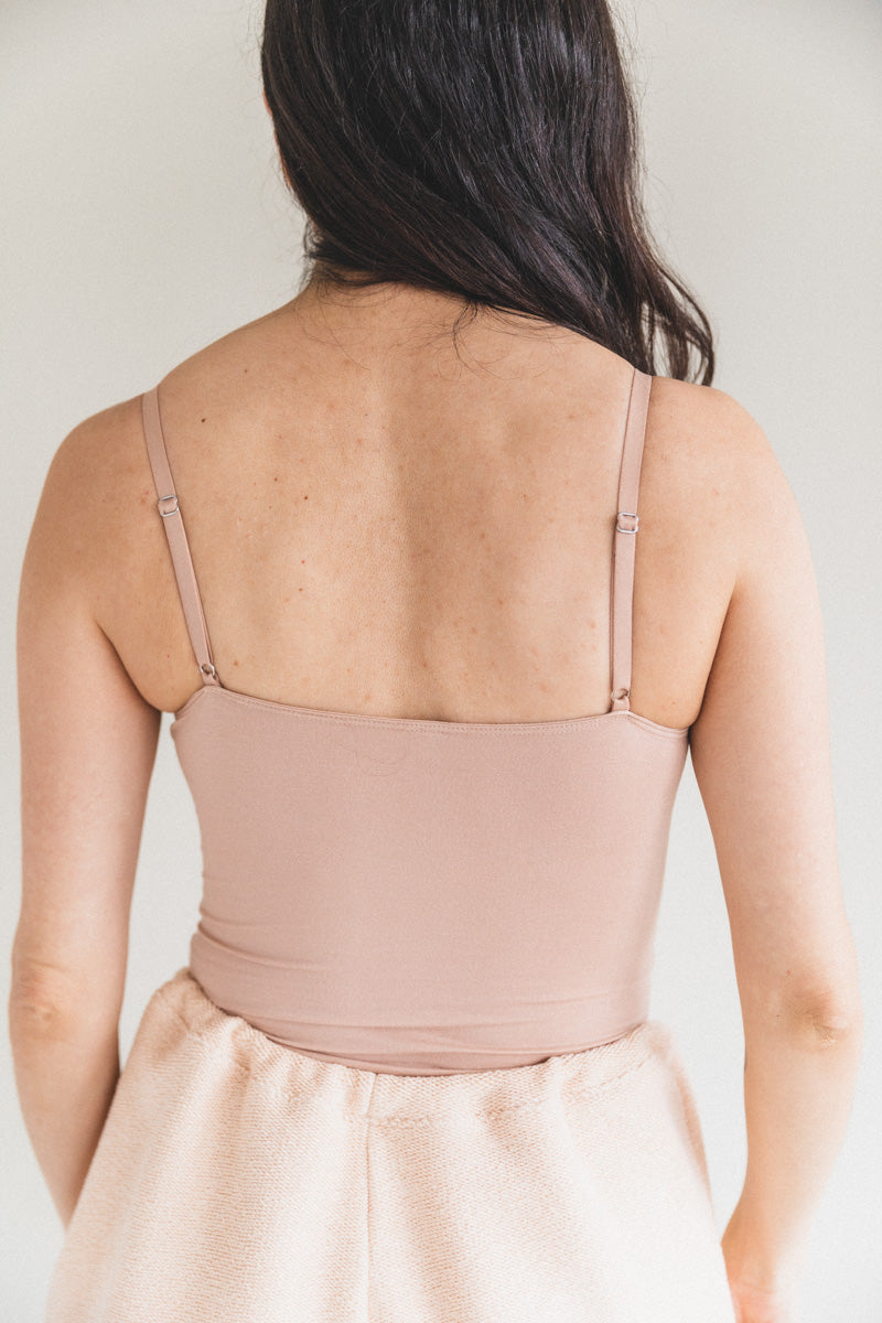 BODYSUIT WITH BRA IN HAPTIC