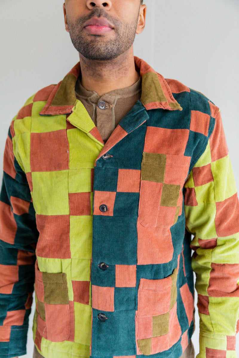 CORDUROY FOUR PATCH OVERSHIRT